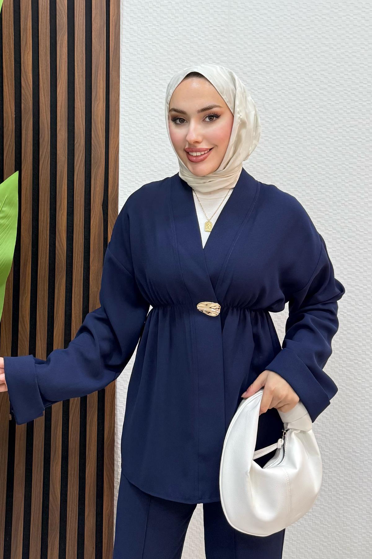 Kimono Model Takım Lacivert