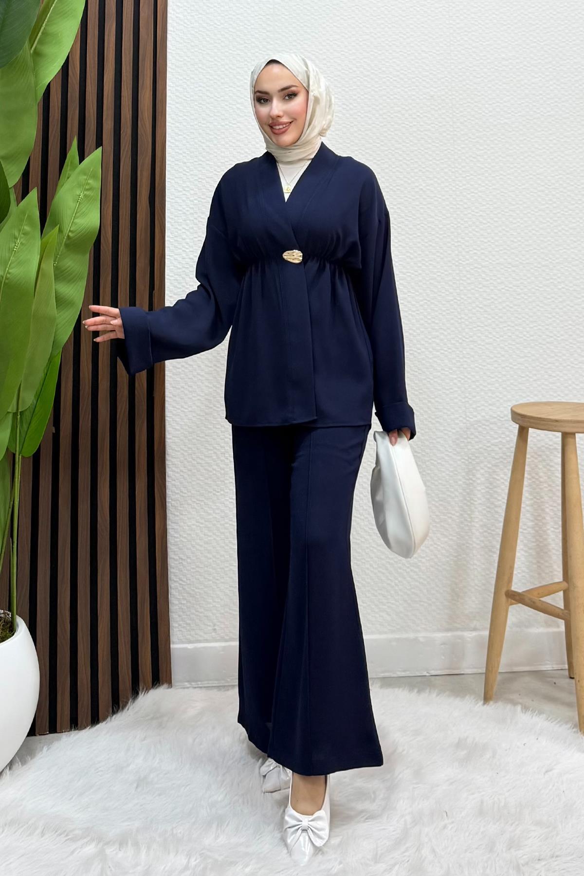 Kimono Model Takım Lacivert