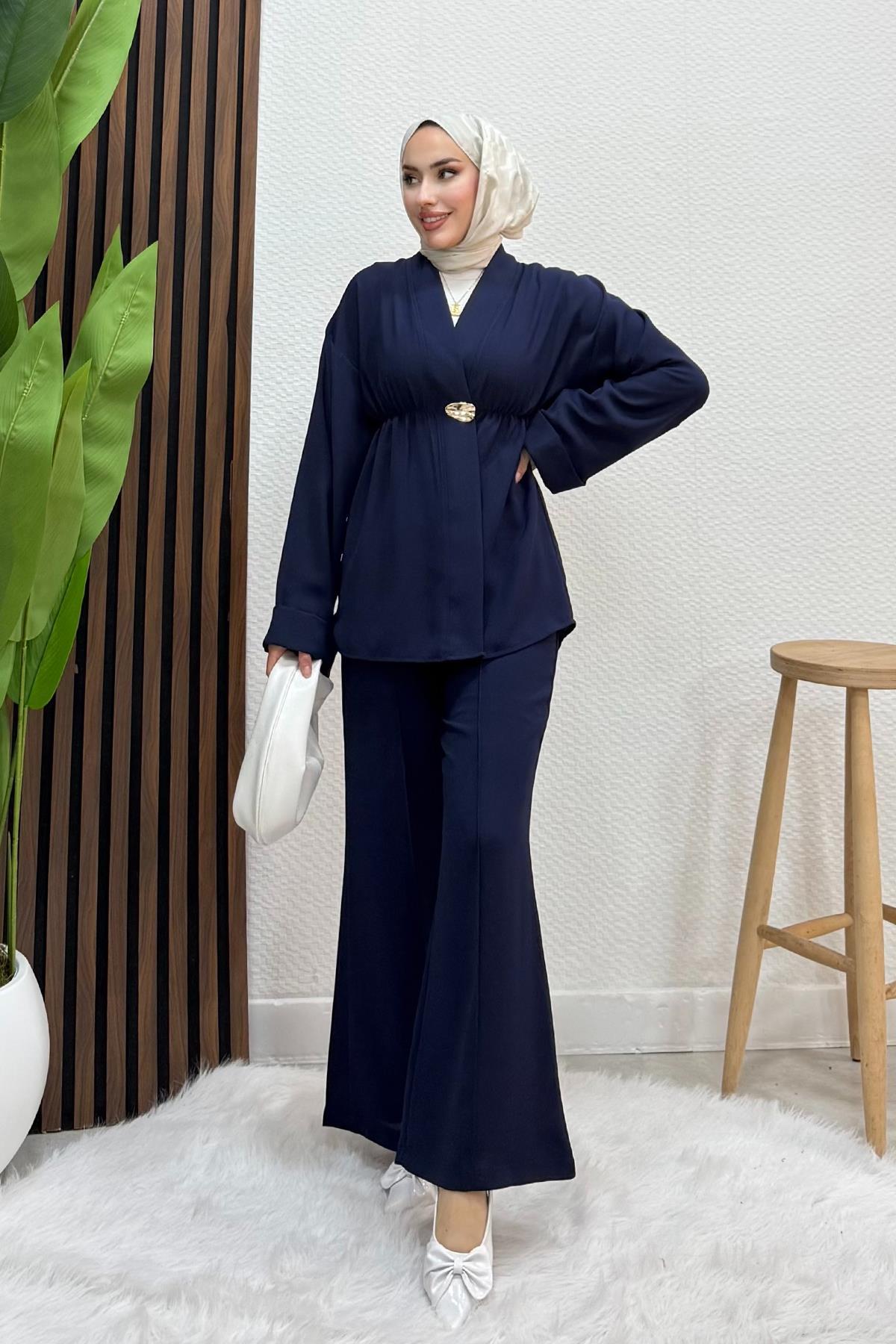 Kimono Model Takım Lacivert