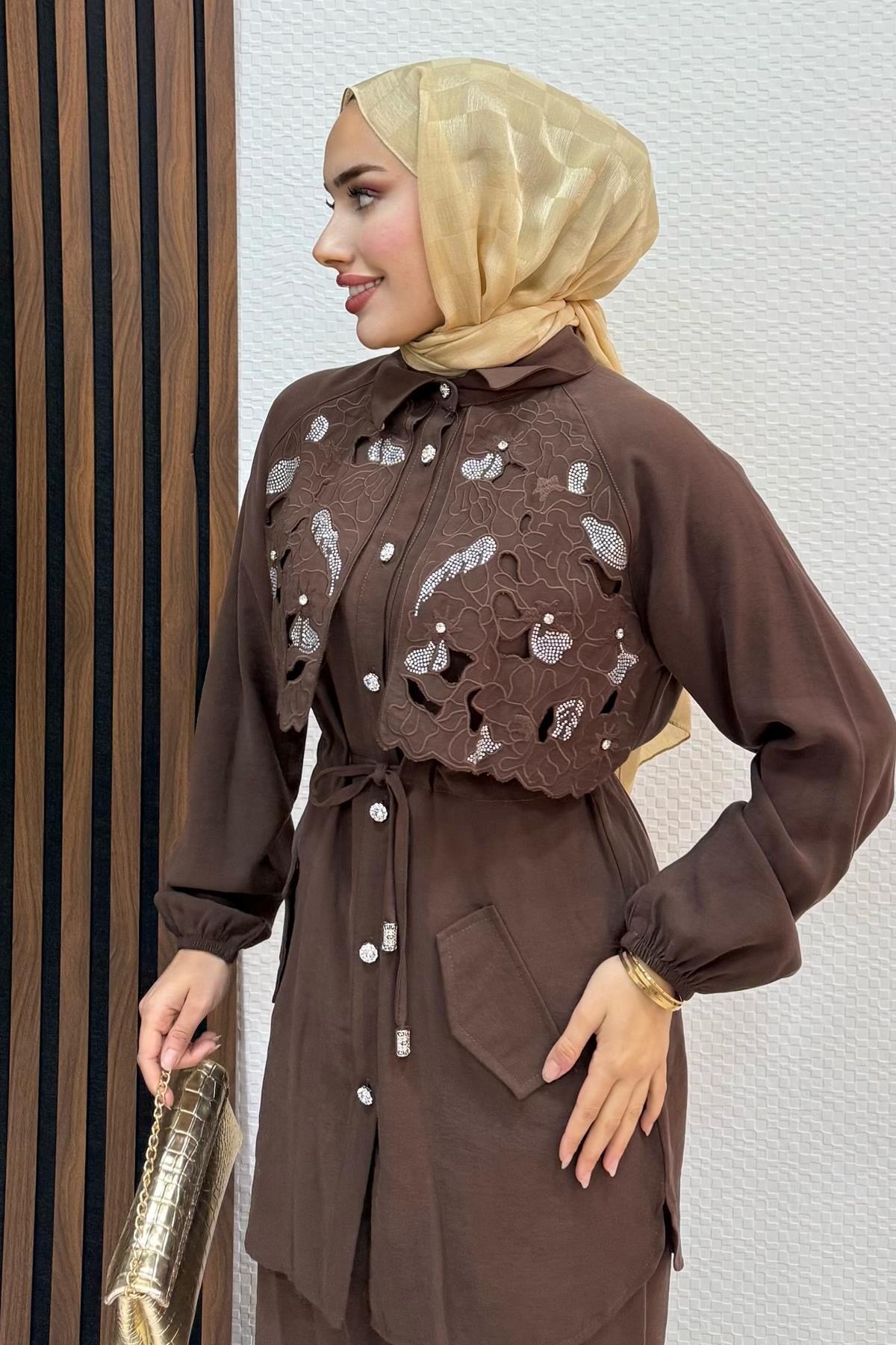 Lucy Beli Ayarlanabilir Takım Kahve