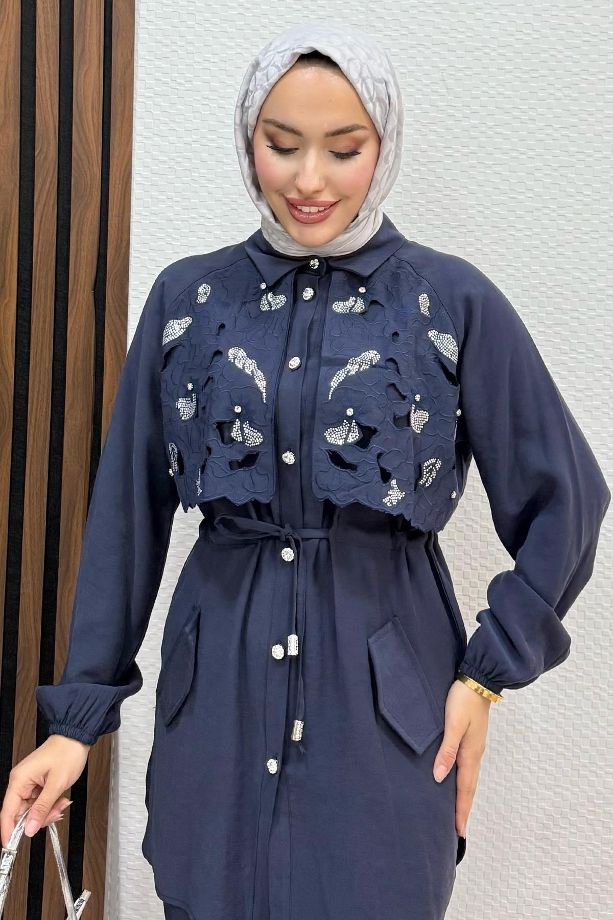 Lucy Beli Ayarlanabilir Takım Lacivert