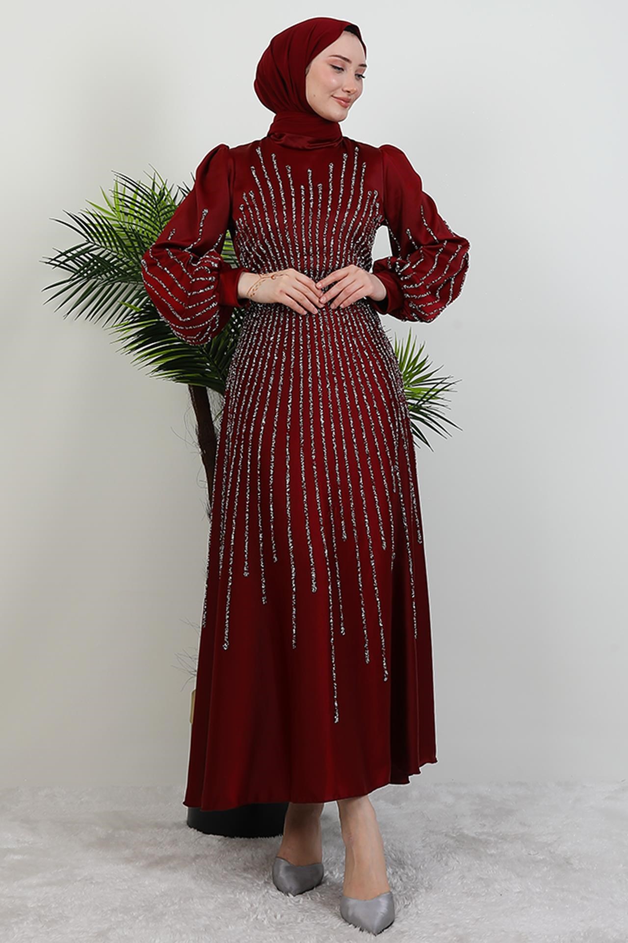 Madame Giyza Abiye Bordo