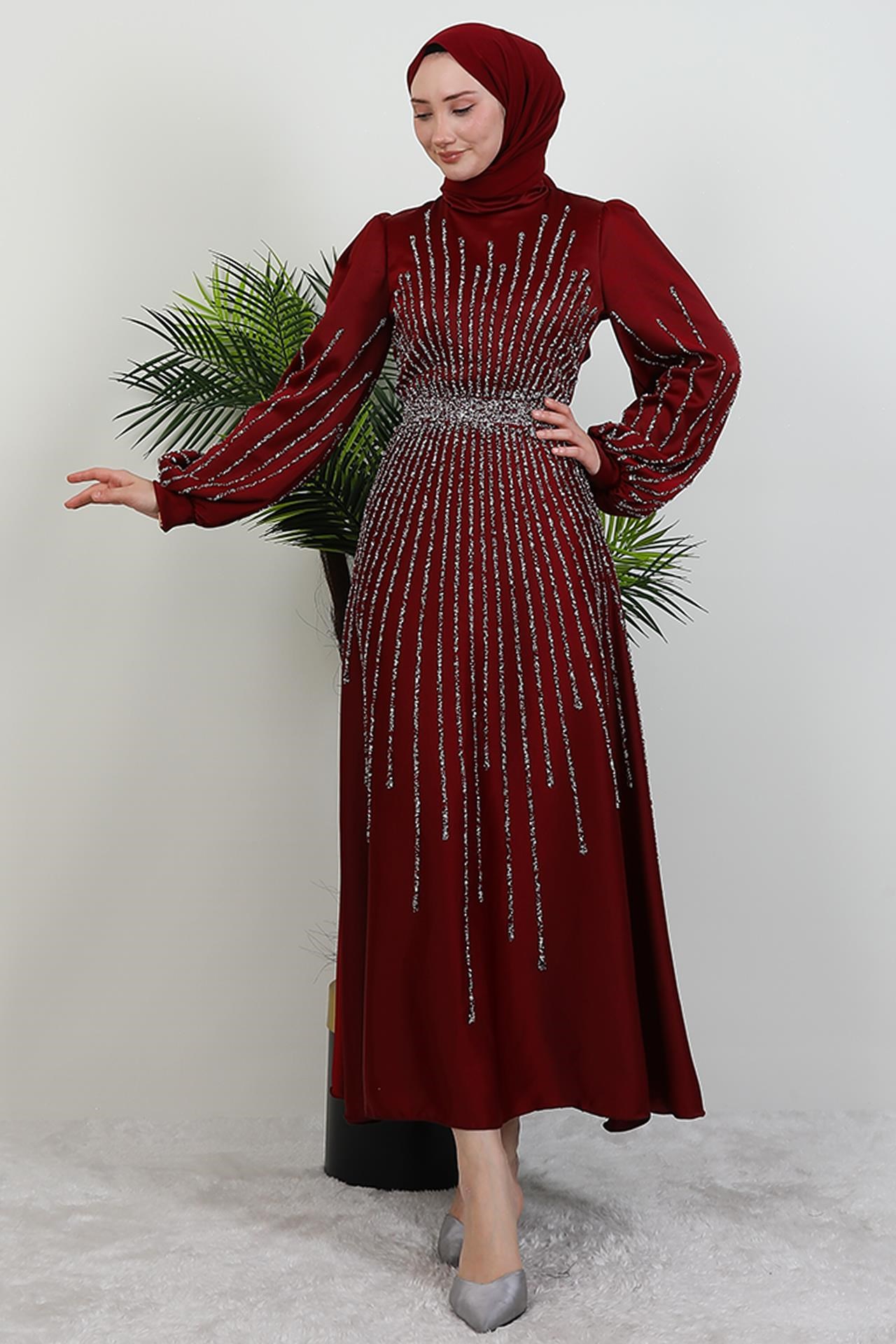 Madame Giyza Abiye Bordo