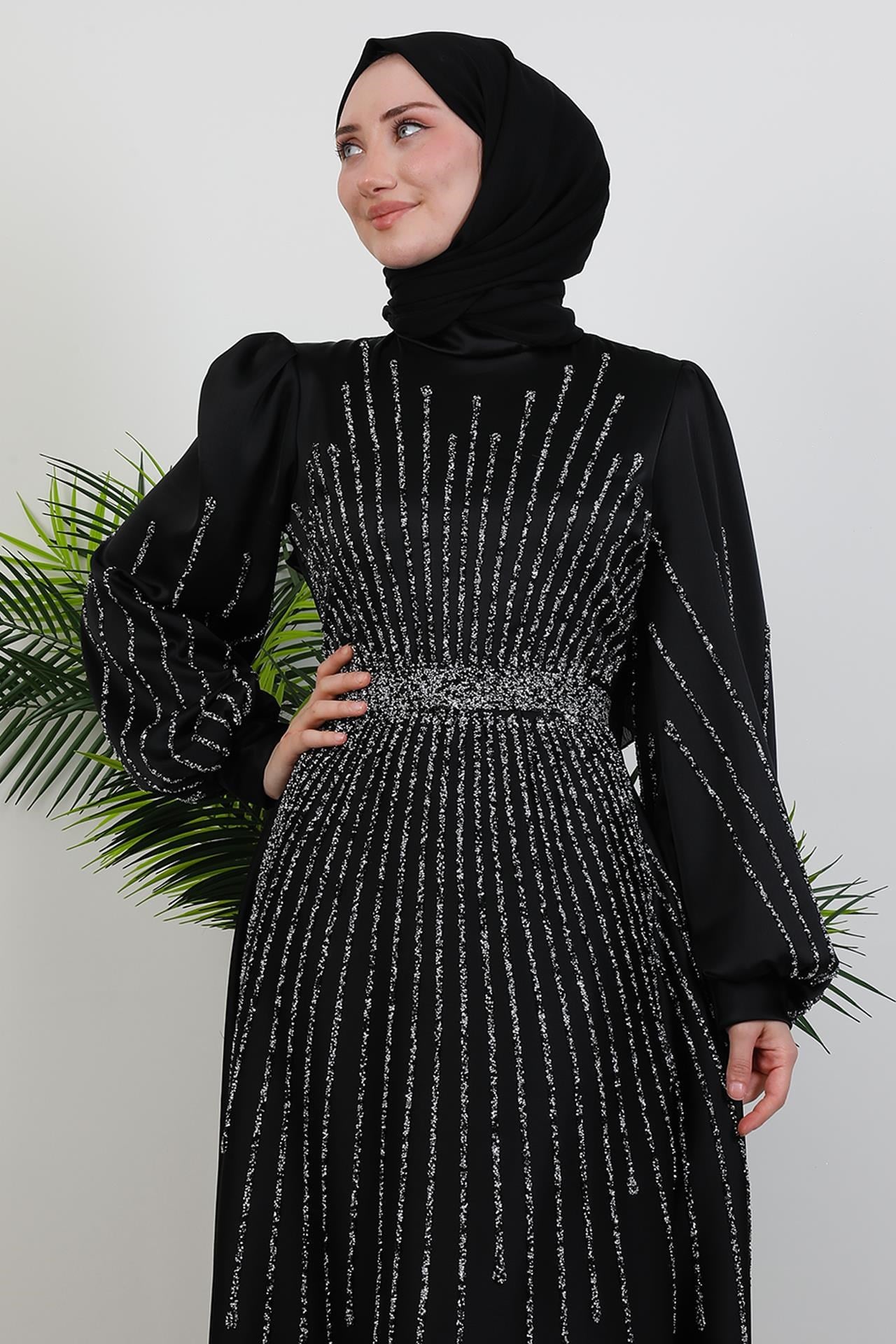 Madame Giyza Abiye Siyah