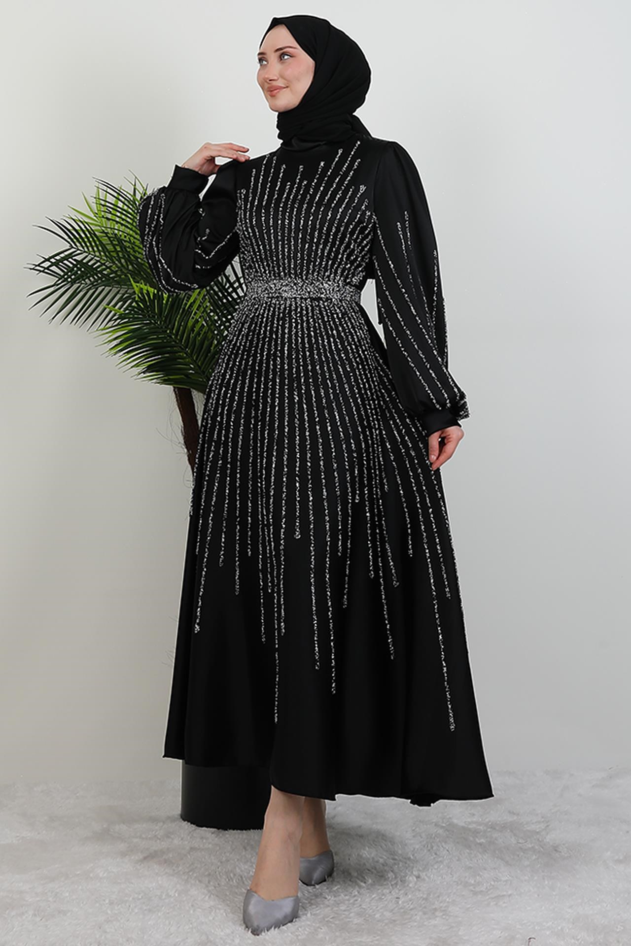 Madame Giyza Abiye Siyah