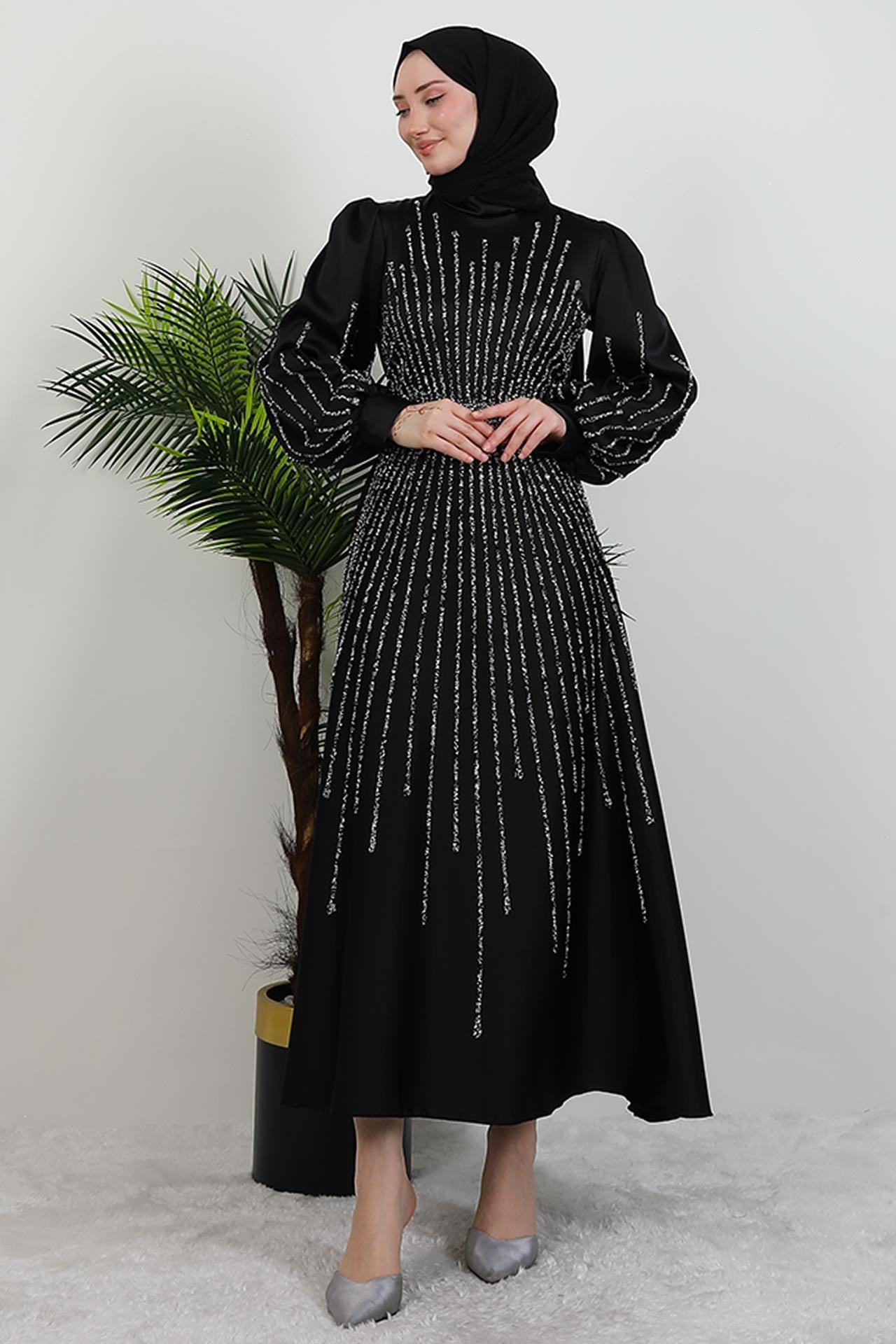Madame Giyza Abiye Siyah