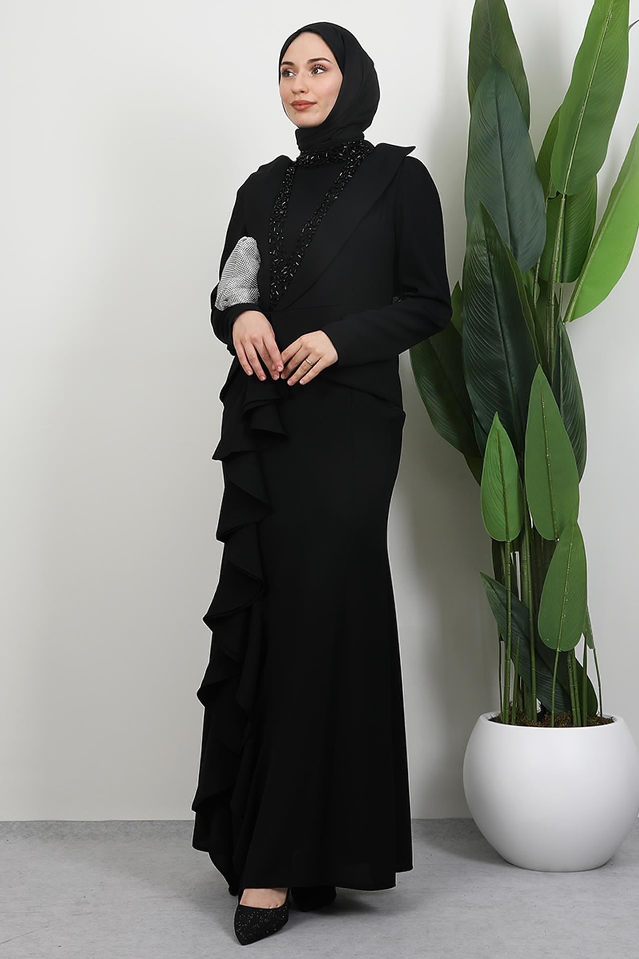 Matilda Krep Abiye Siyah
