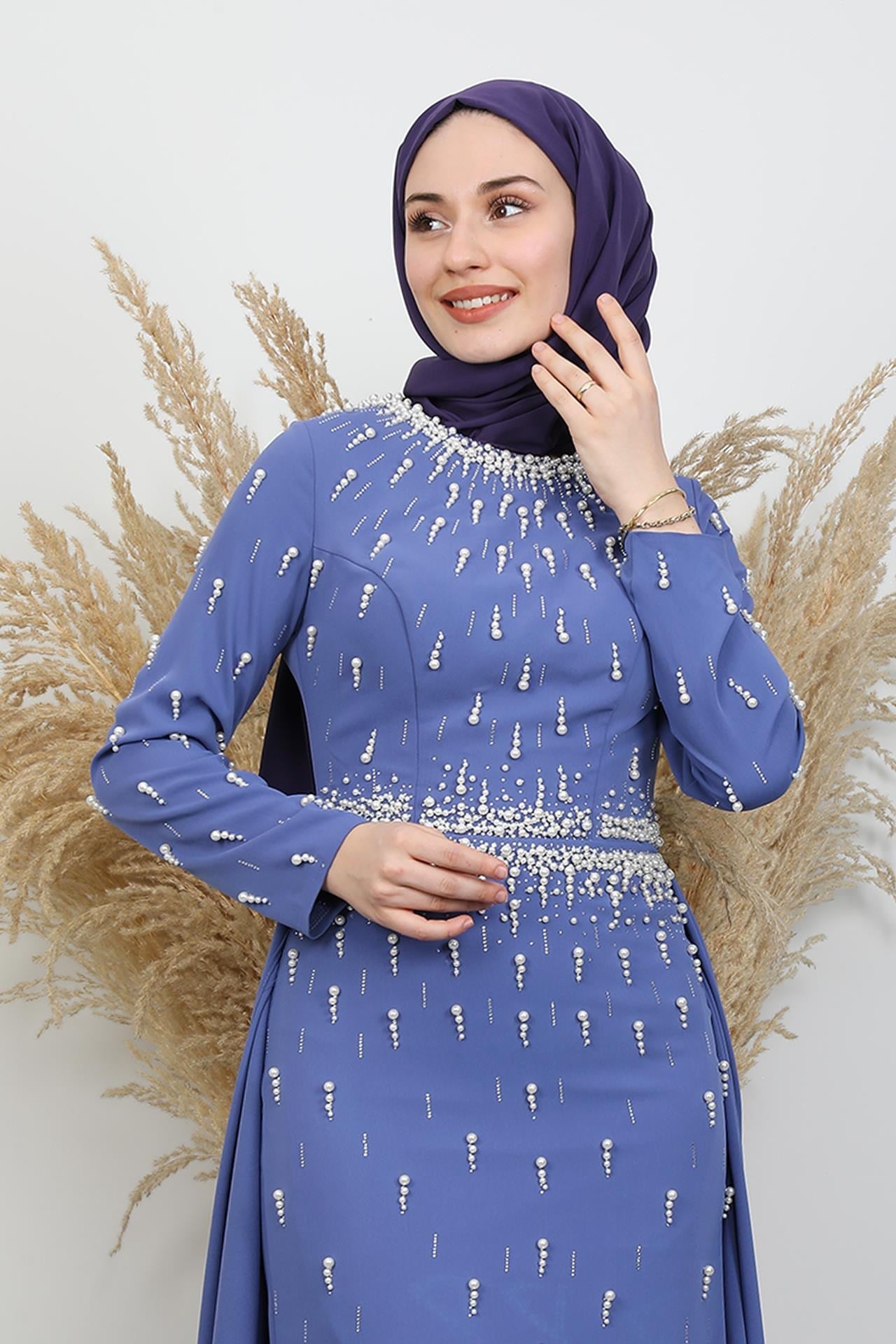 Mery İnci Abiye Lila