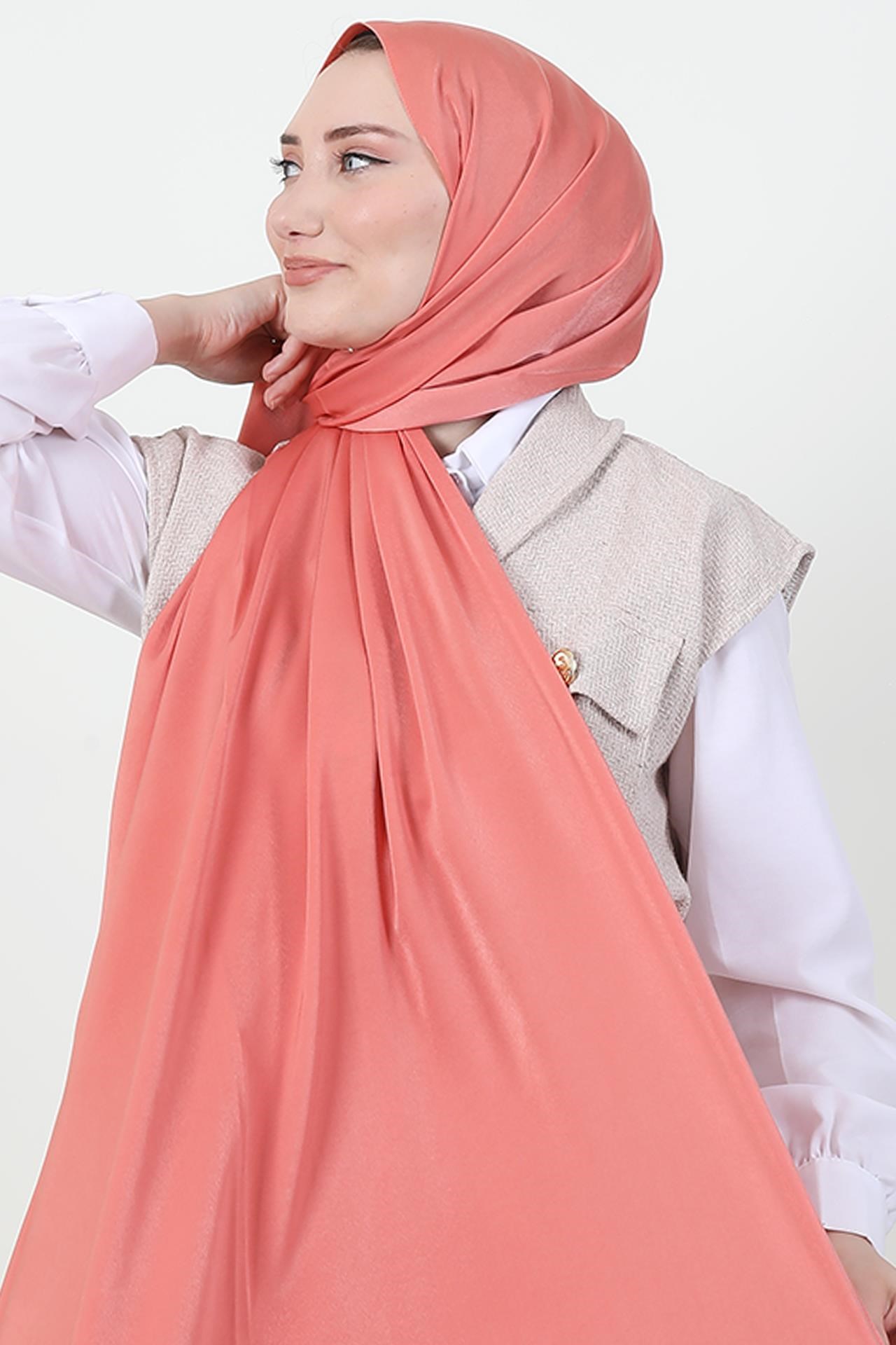 Model Saten Şal Nar Çiçeği