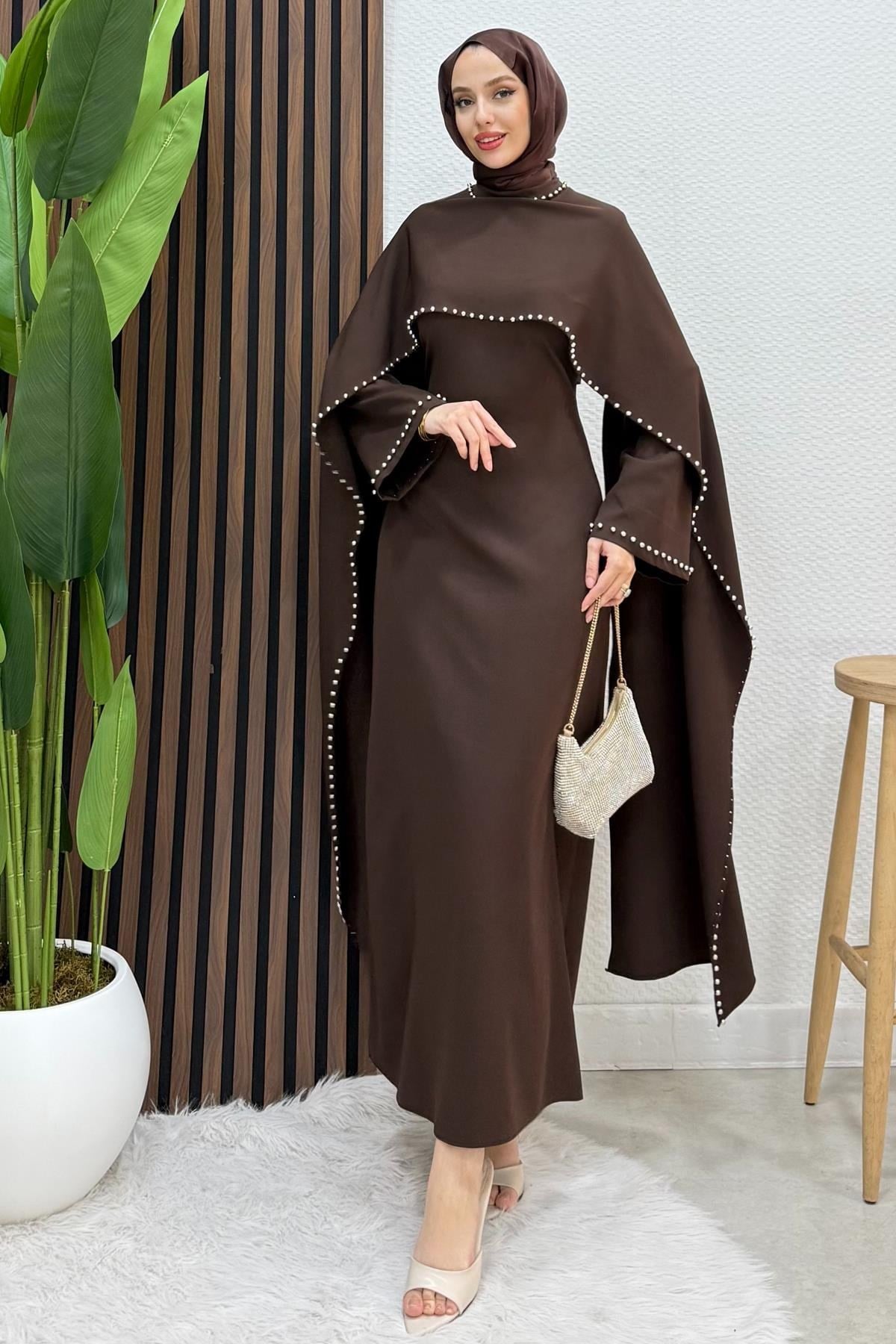 Nadide Krep Abiye Acı Kahve