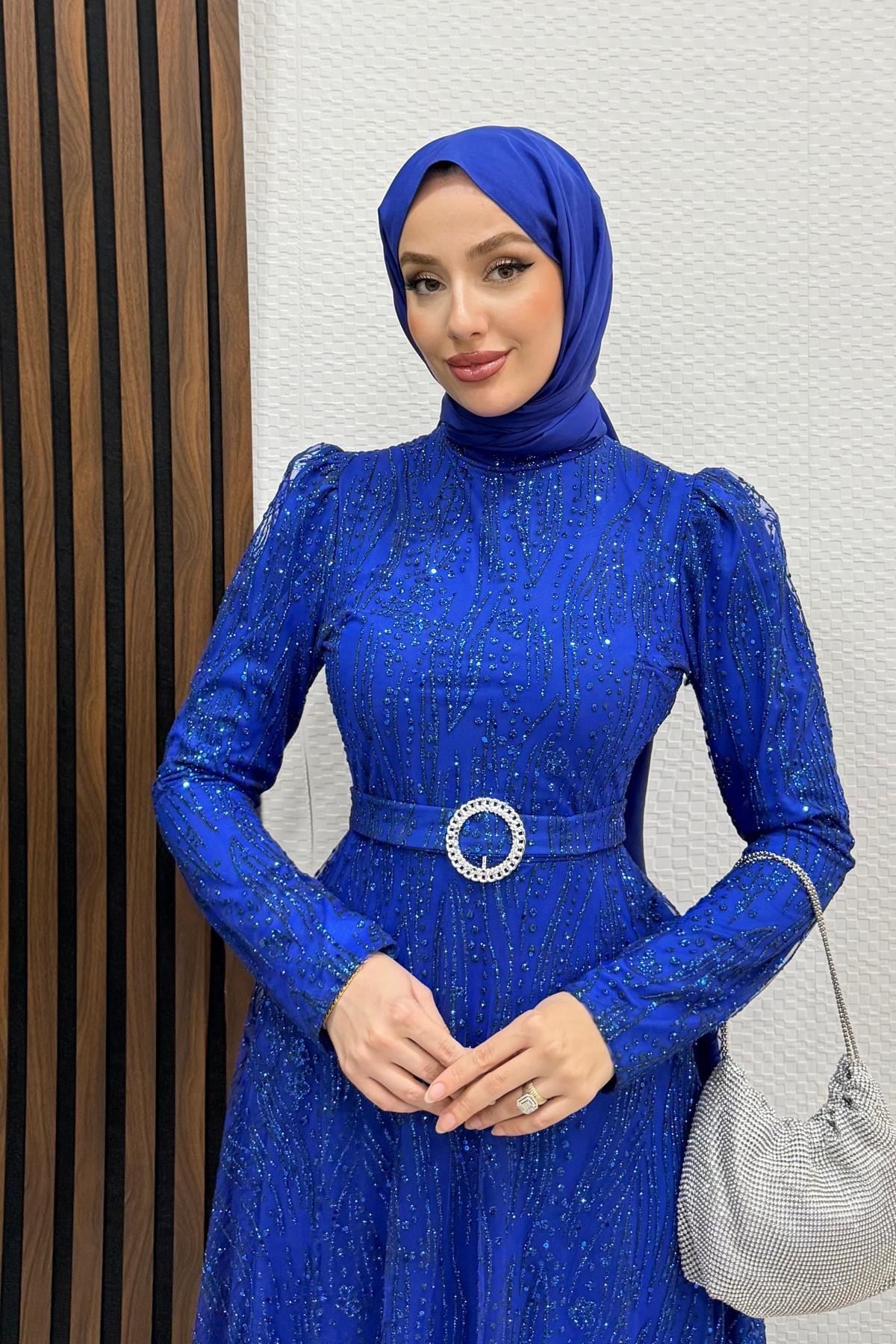 Nilda Simli Abiye Saks