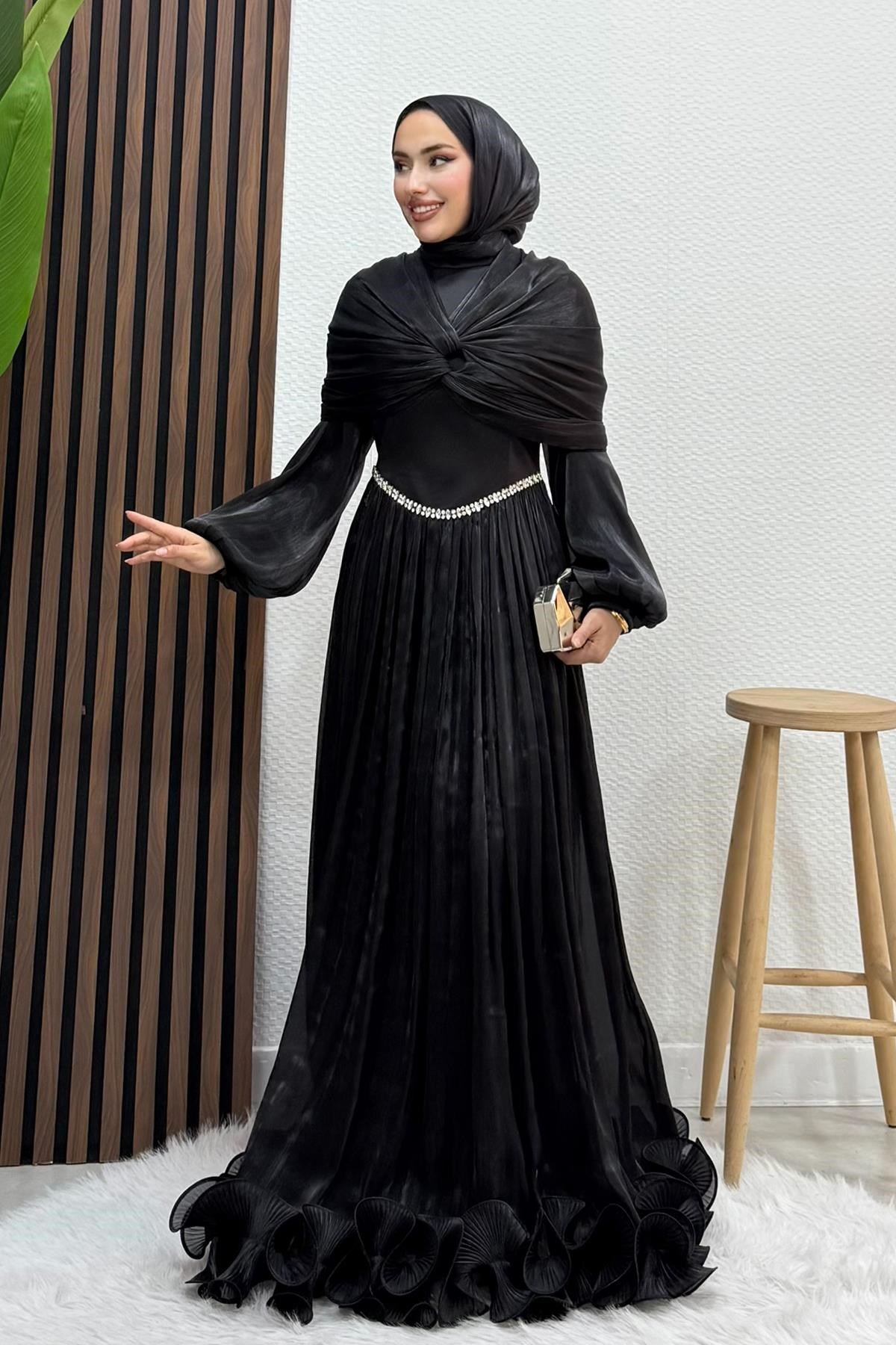 Nina Yoryo Abiye Siyah
