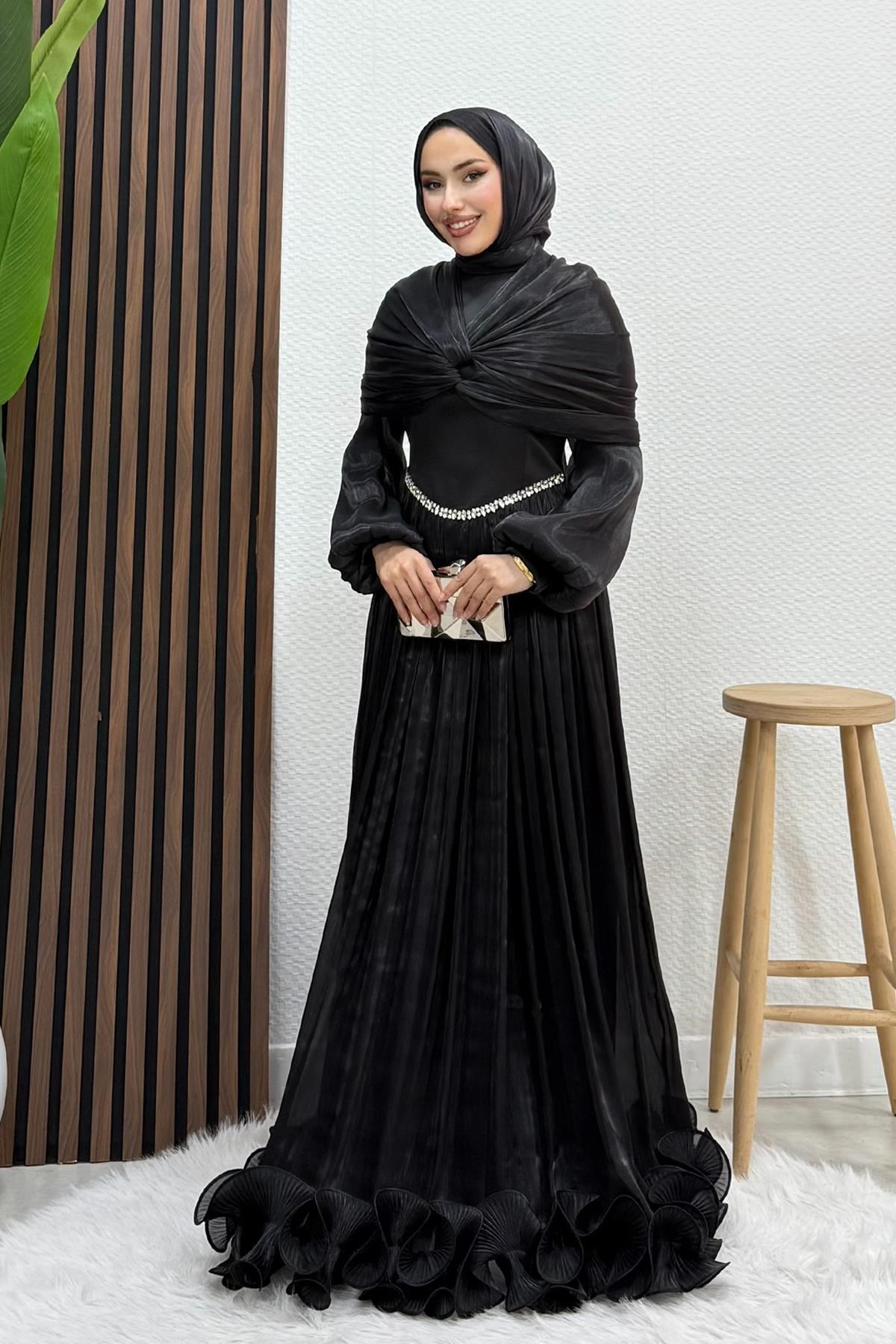 Nina Yoryo Abiye Siyah