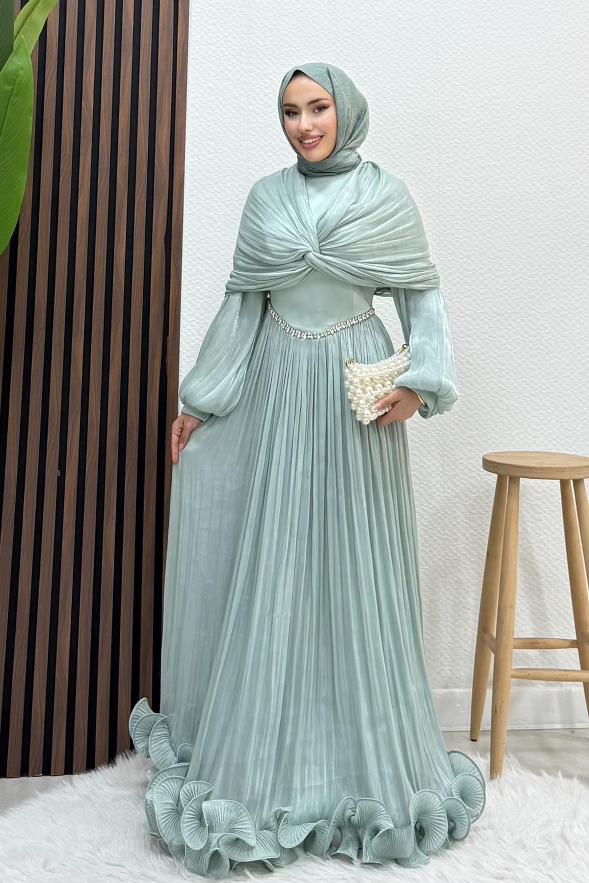 Nina Yoryo Abiye Su Yeşil