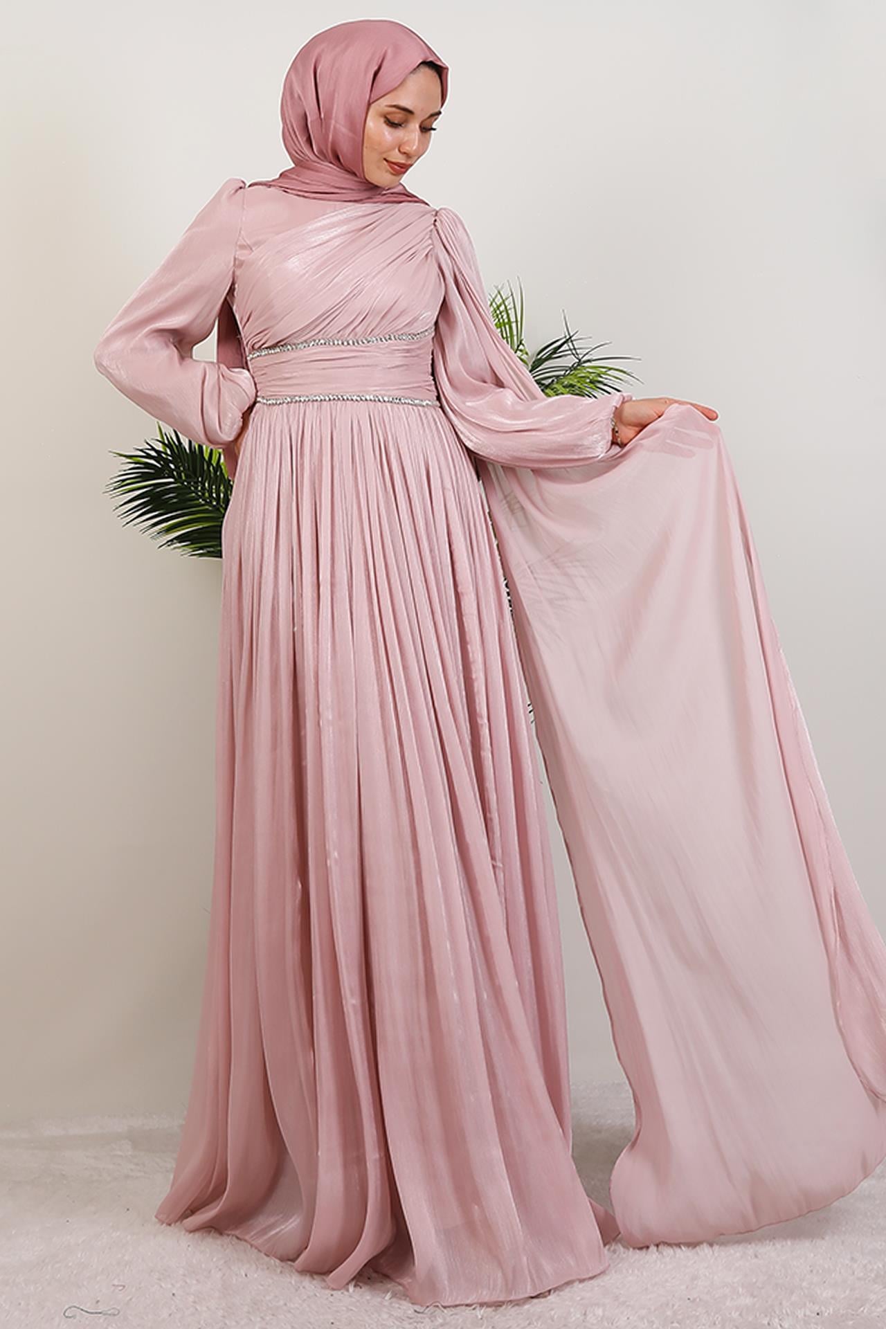 Paris Abiye Soft Pembe