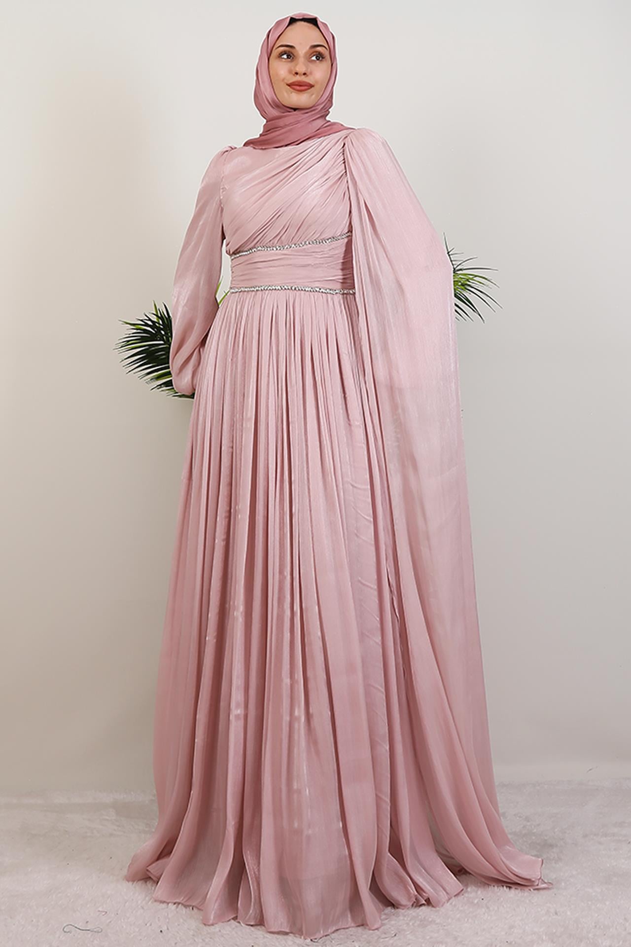 Paris Abiye Soft Pembe