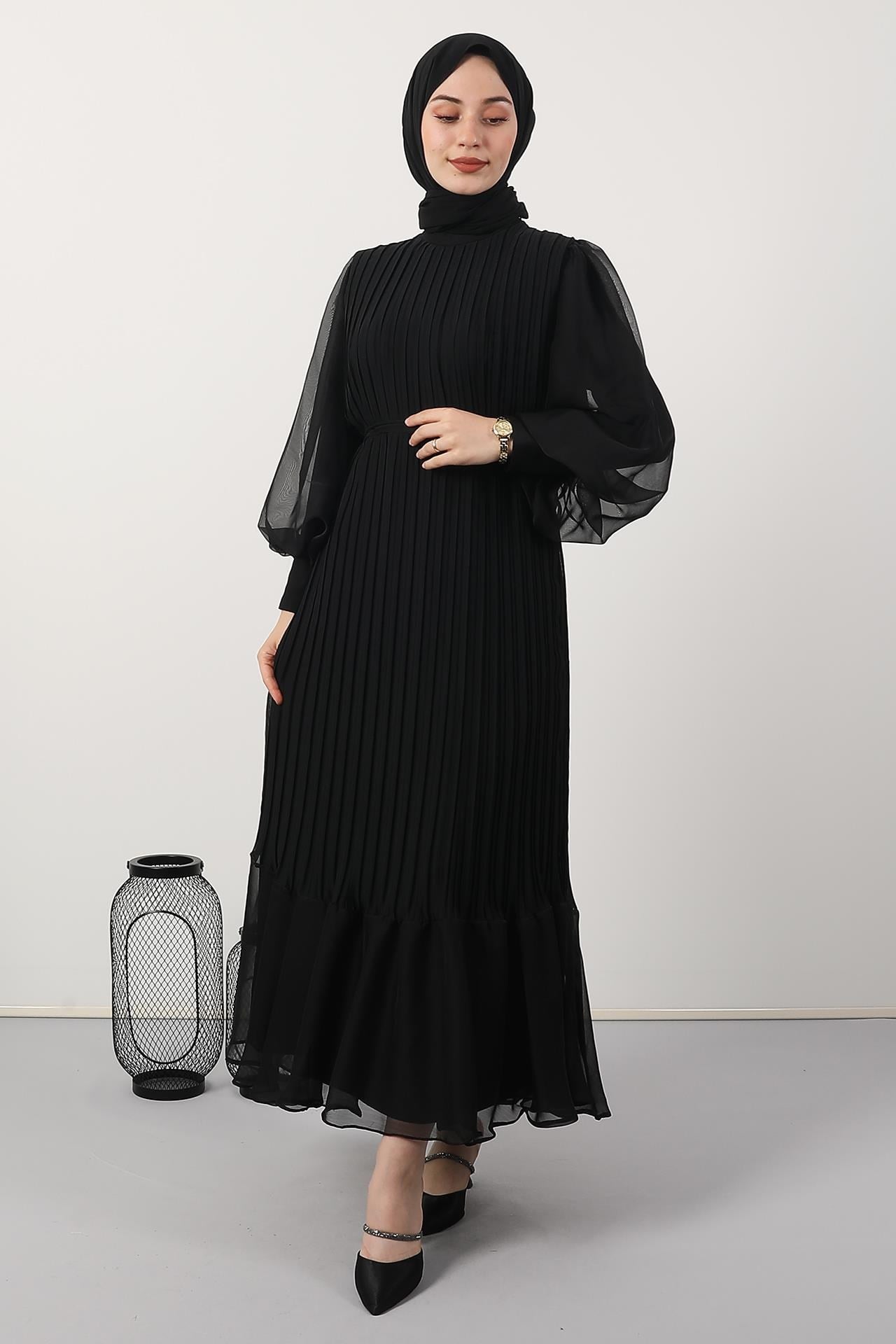 Piliseli Janjan Abiye Siyah