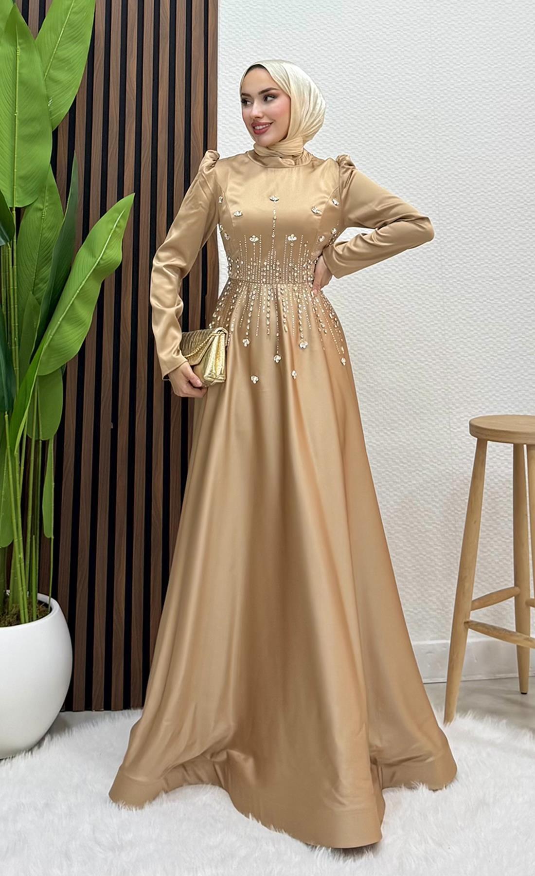 Raya Saten Abiye Sütlükahve