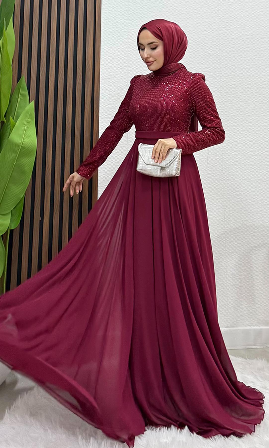 Sima Pullu Abiye Bordo