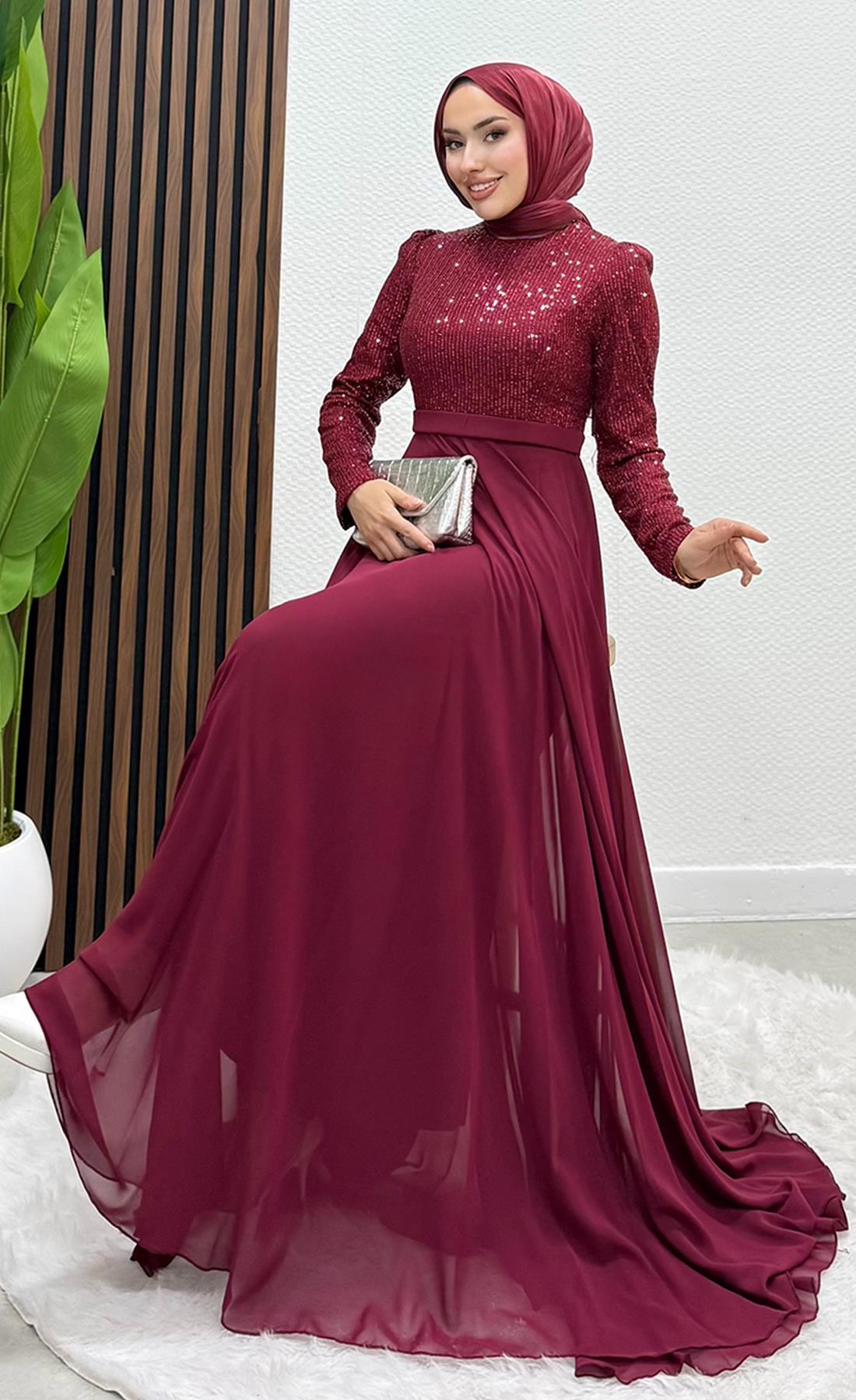 Sima Pullu Abiye Bordo
