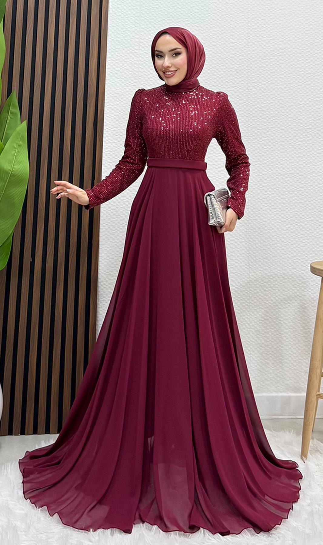 Sima Pullu Abiye Bordo