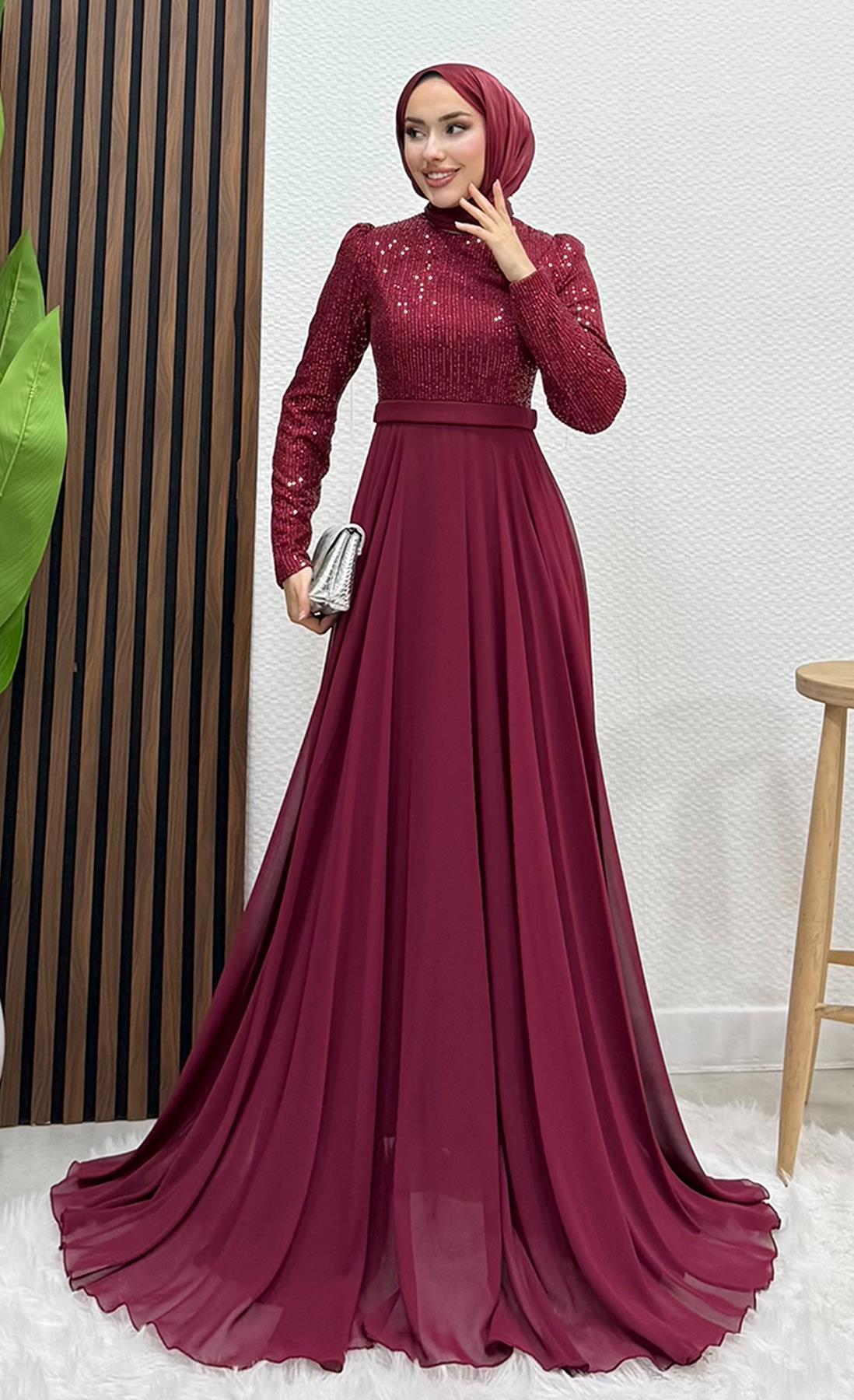 Sima Pullu Abiye Bordo