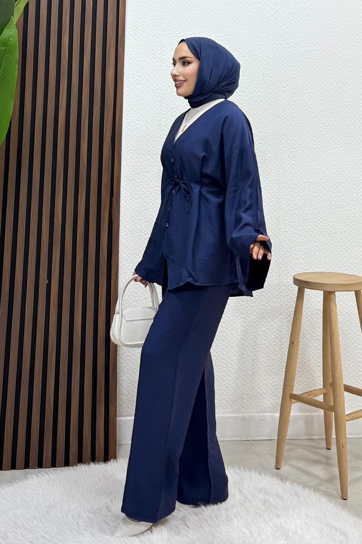 Sual Keten Takım Lacivert