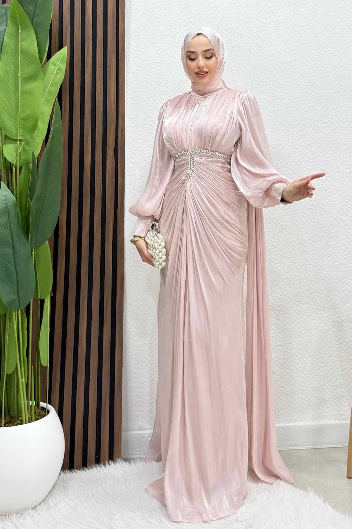 Tanya Yoryo Abiye Soft Pembe