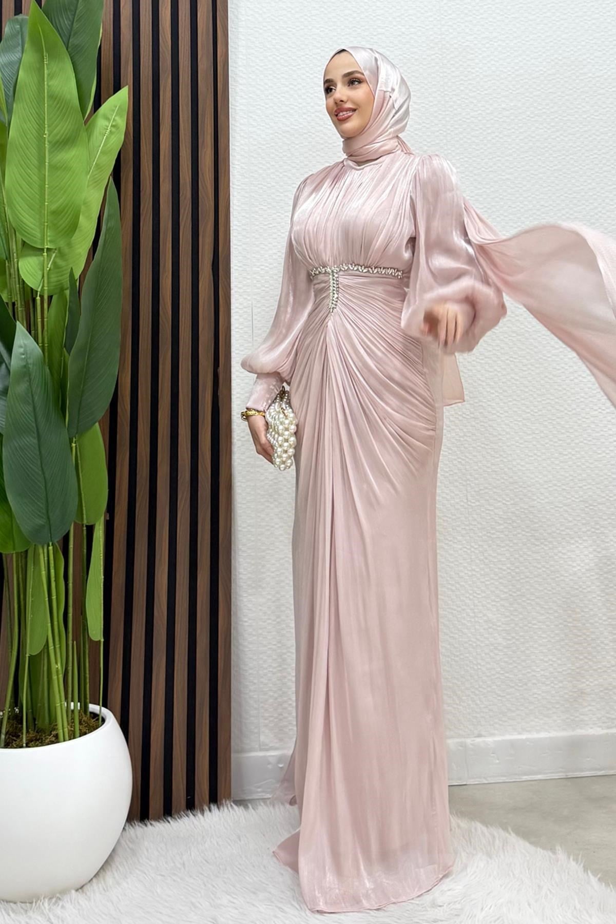 Tanya Yoryo Abiye Soft Pembe