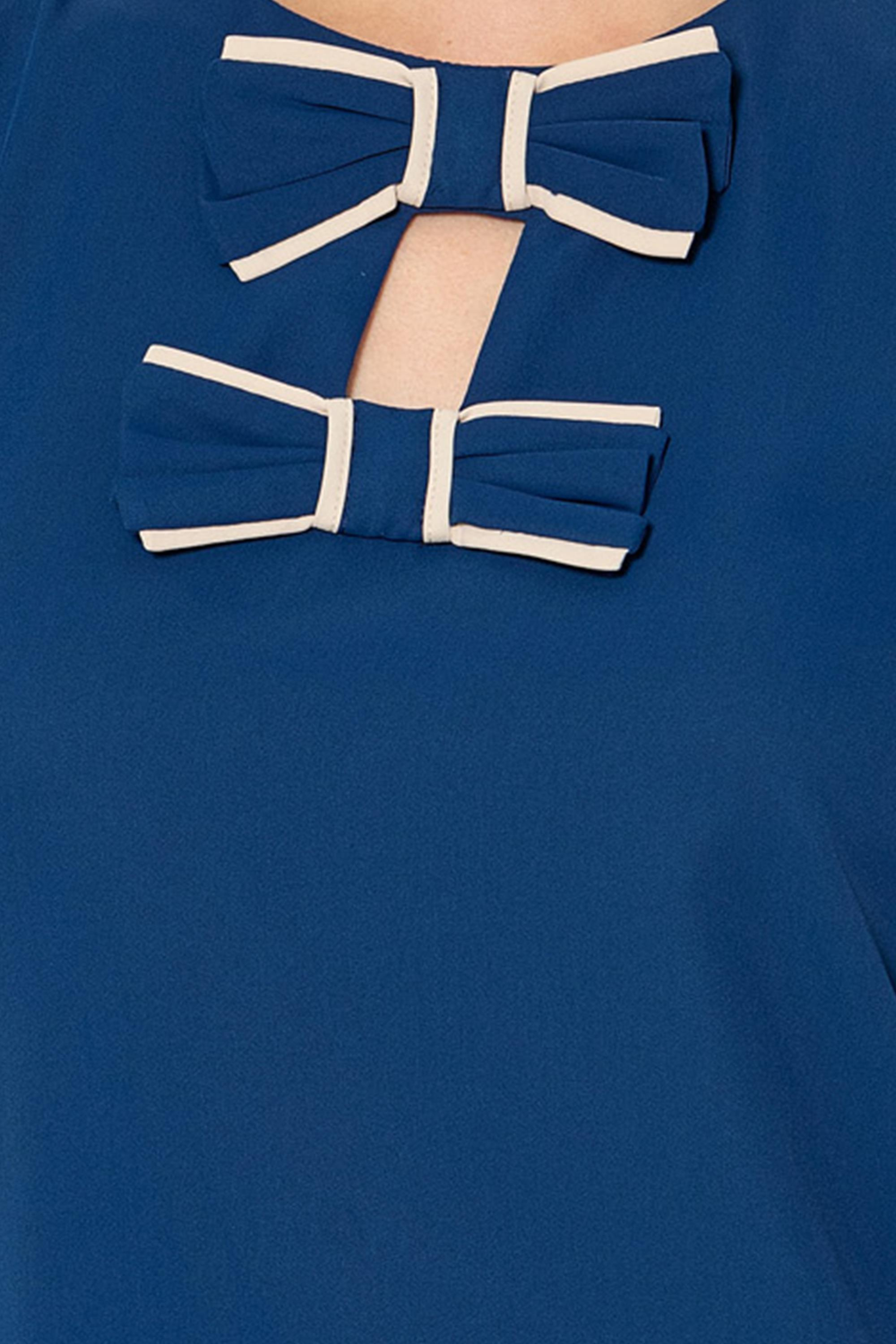 Bi̇yeli̇ Fi̇yonk Detaylı Uzun Kollu Rahat Kesi̇m Bluz İndigo