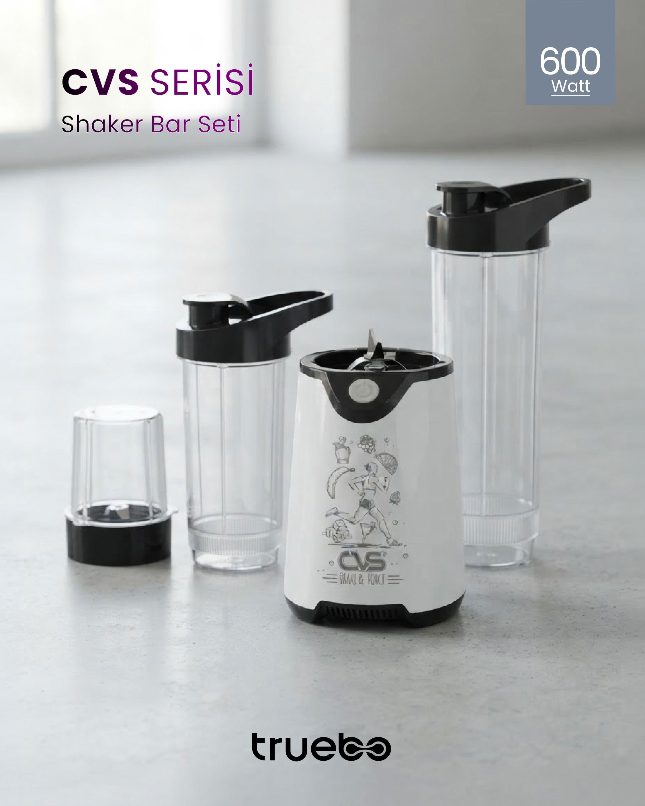 CVS - Truebo Serisi Shake & Force Personel Blender