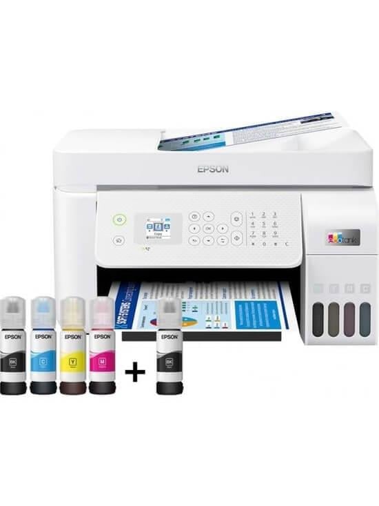 Epson L5296 MEAF Yazıcı-Tarayıcı-Fotokopi-Faks Renkli Mürekkep Tanklı Yazıcı WI-FI Ethernet