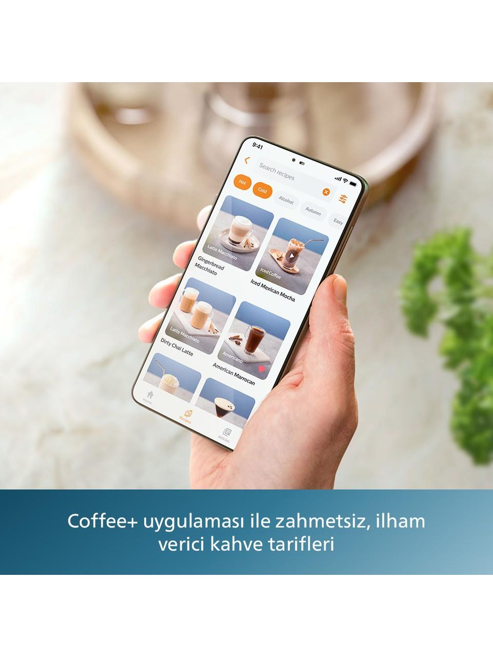 Philips 3300 Serisi LatteGo Tam Otomatik Espresso Makinesi, AquaClean Filtre, 6 İçecek Hazırlama, EP3347/90