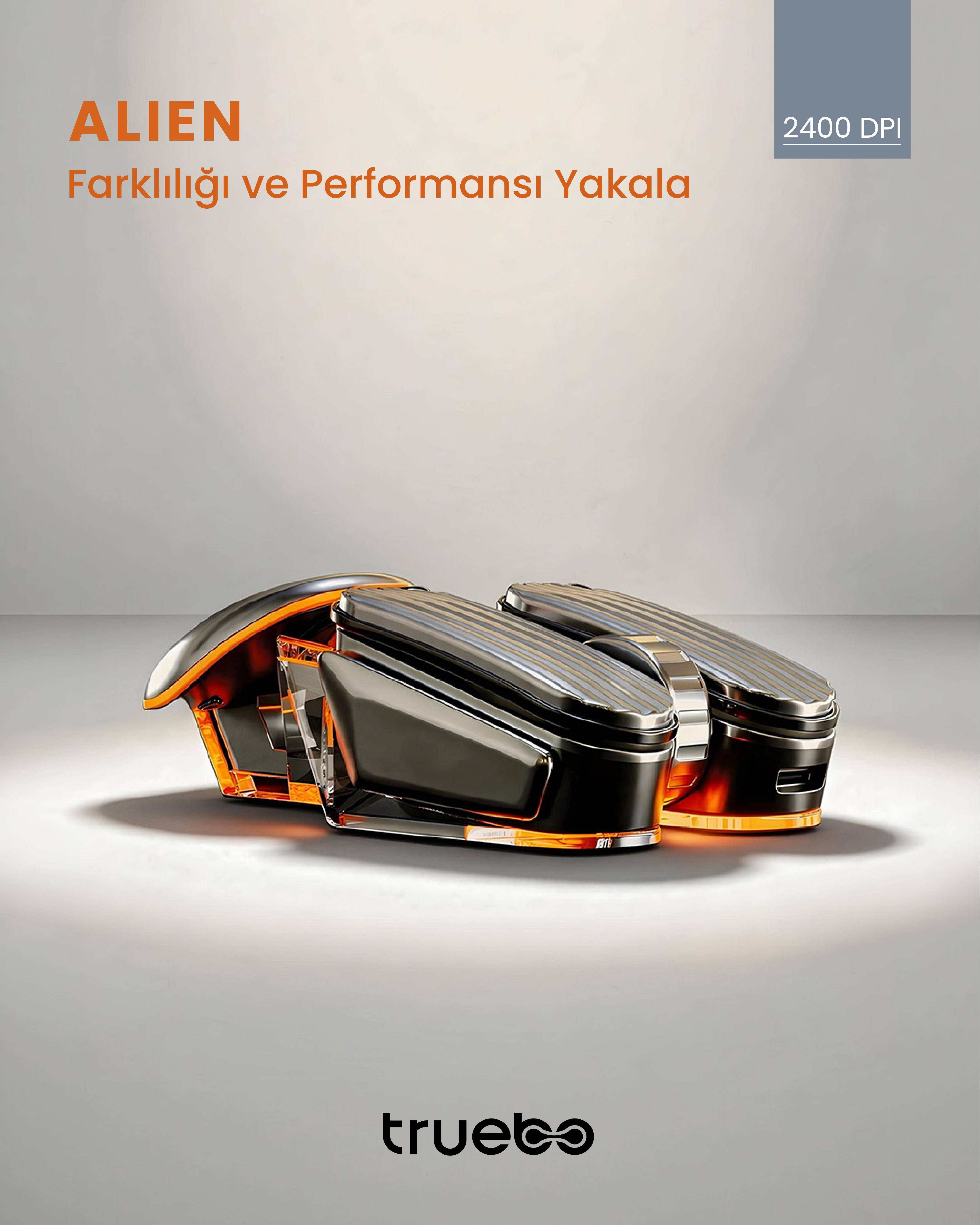 Truebo Alien RGB Ofis Performans Mouse