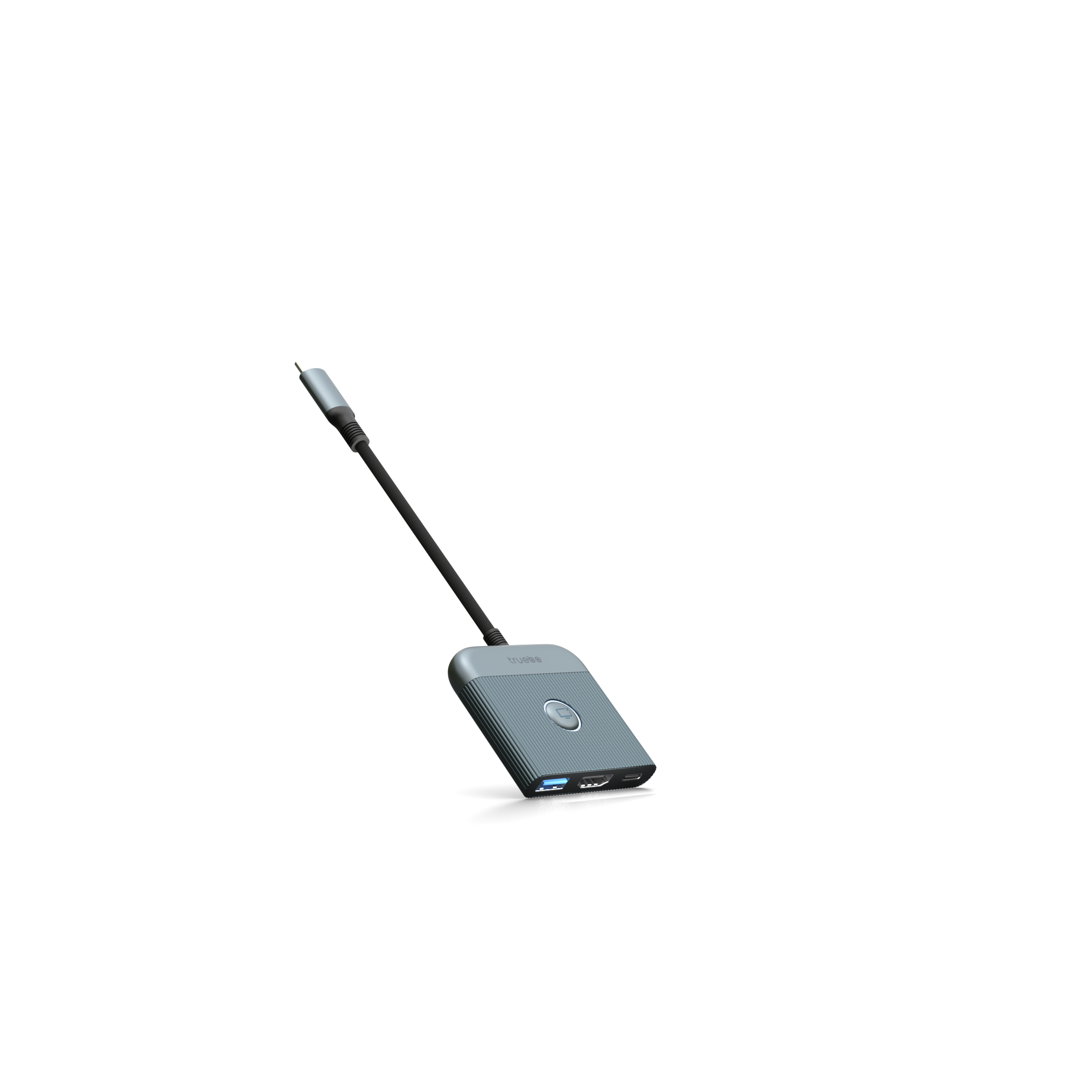 Truebo ButtonConnect 3in1 Aç/Kapa Tuşu HDMI Hub