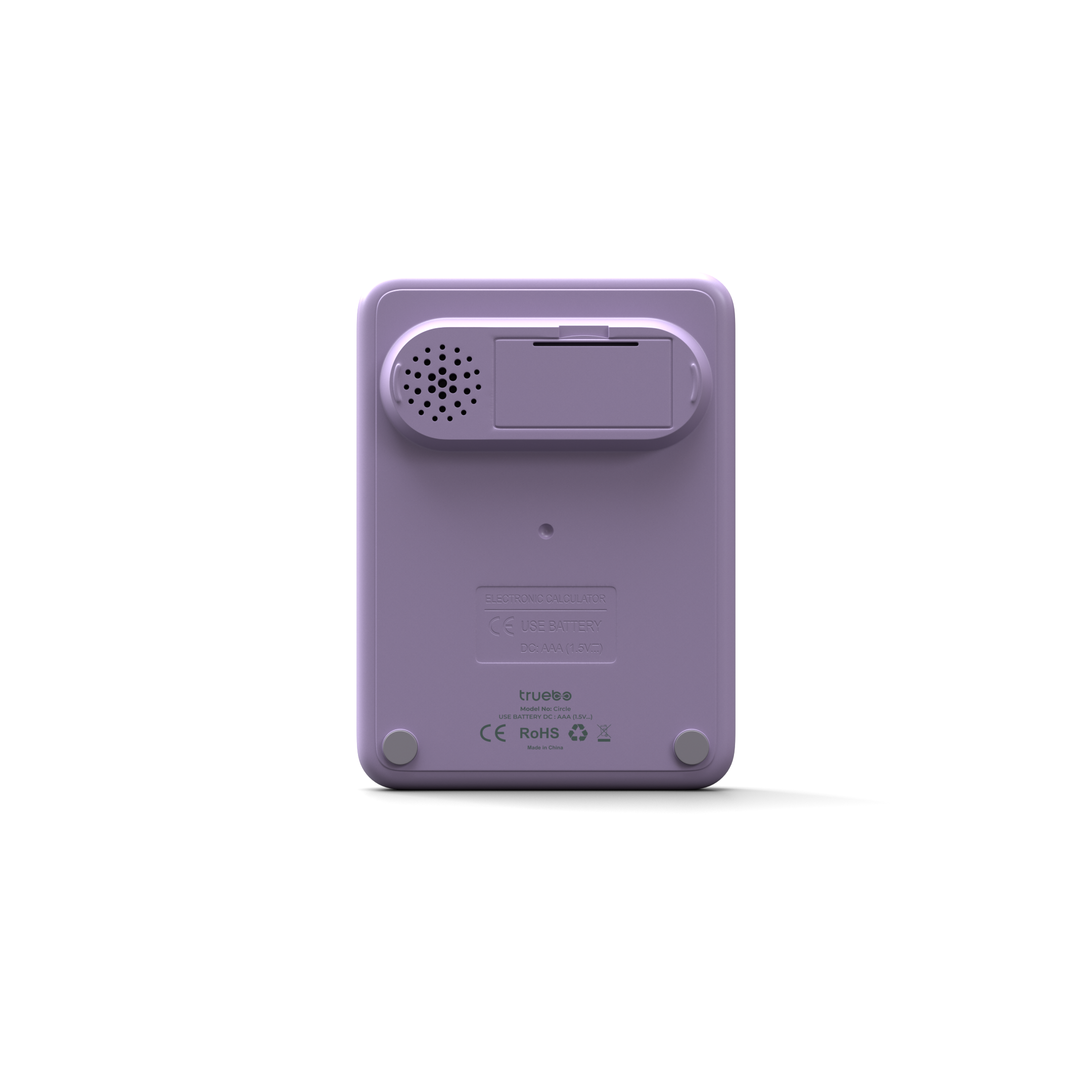 Truebo Circle Mor Renkli Hesap Makinesi