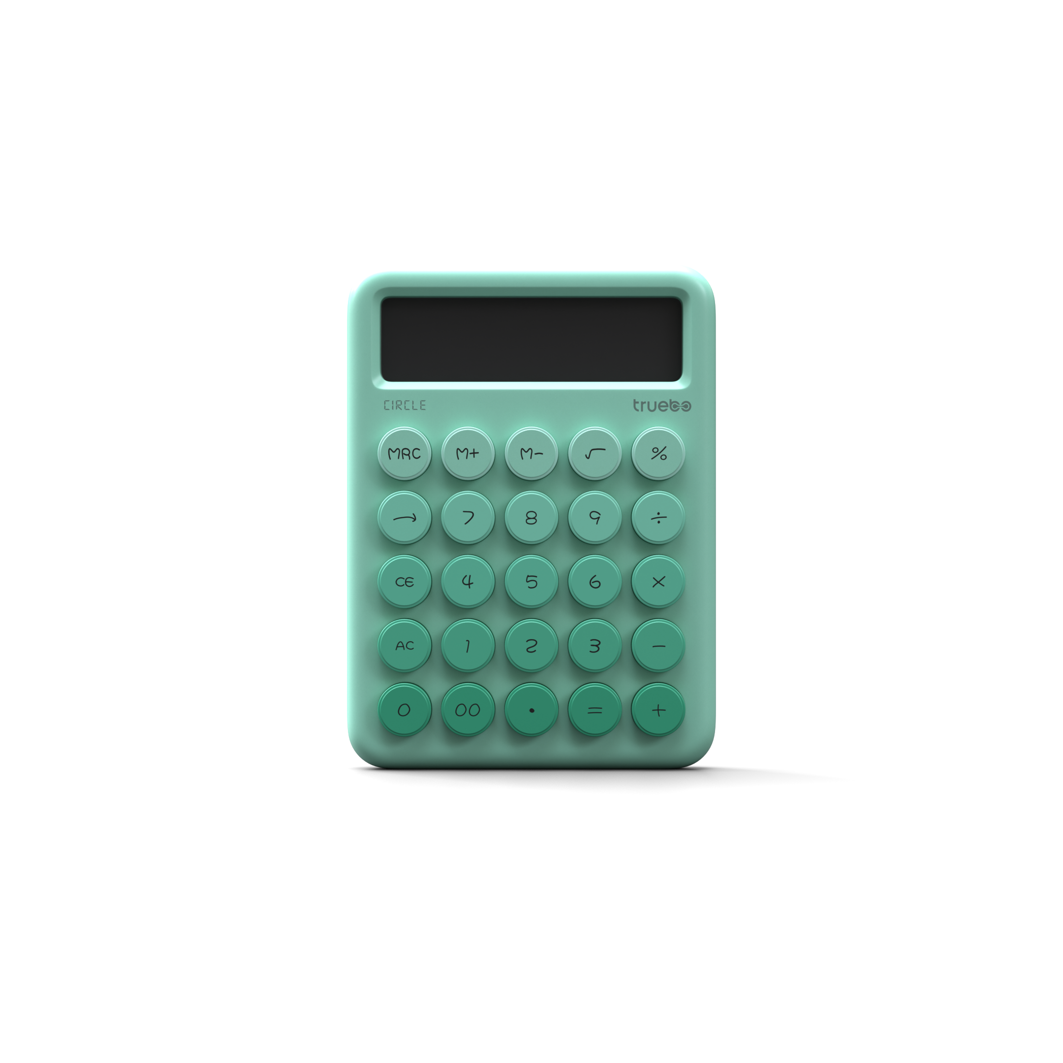 Truebo Circle Yeşil Renkli Hesap Makinesi