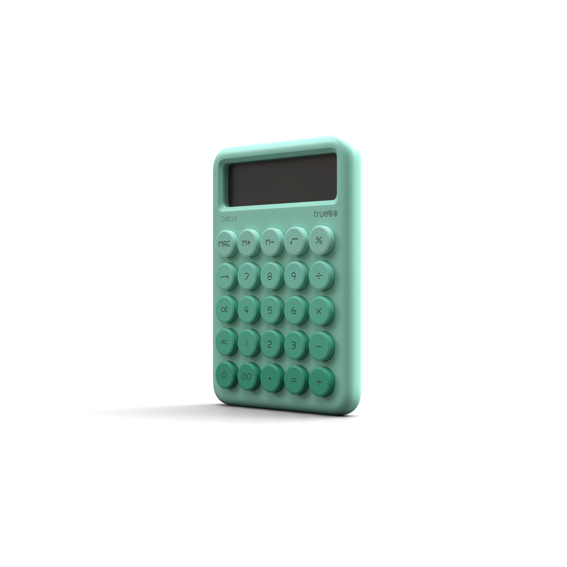 Truebo Circle Yeşil Renkli Hesap Makinesi