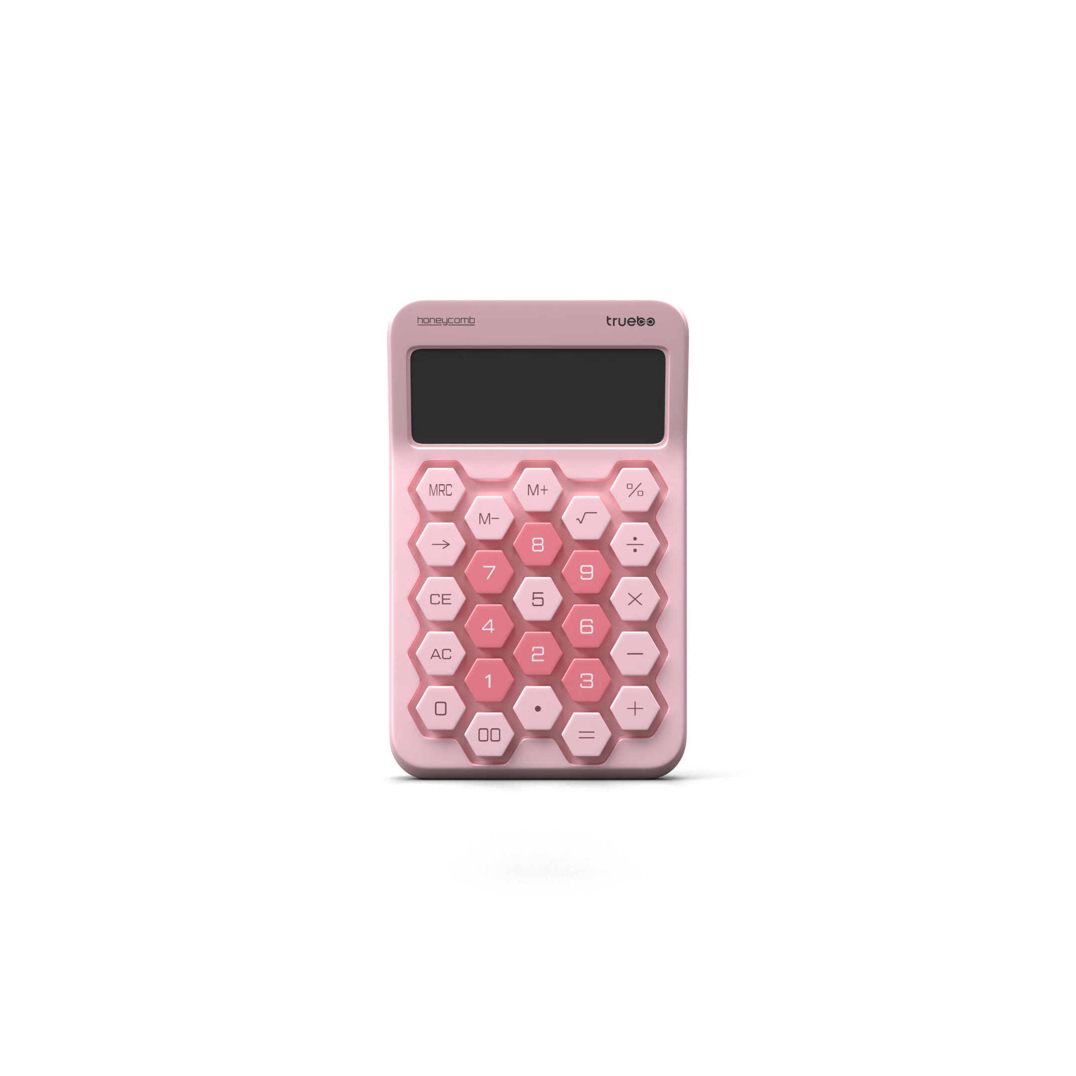 Truebo HoneyComb Pembe Renkli Hesap Makinesi