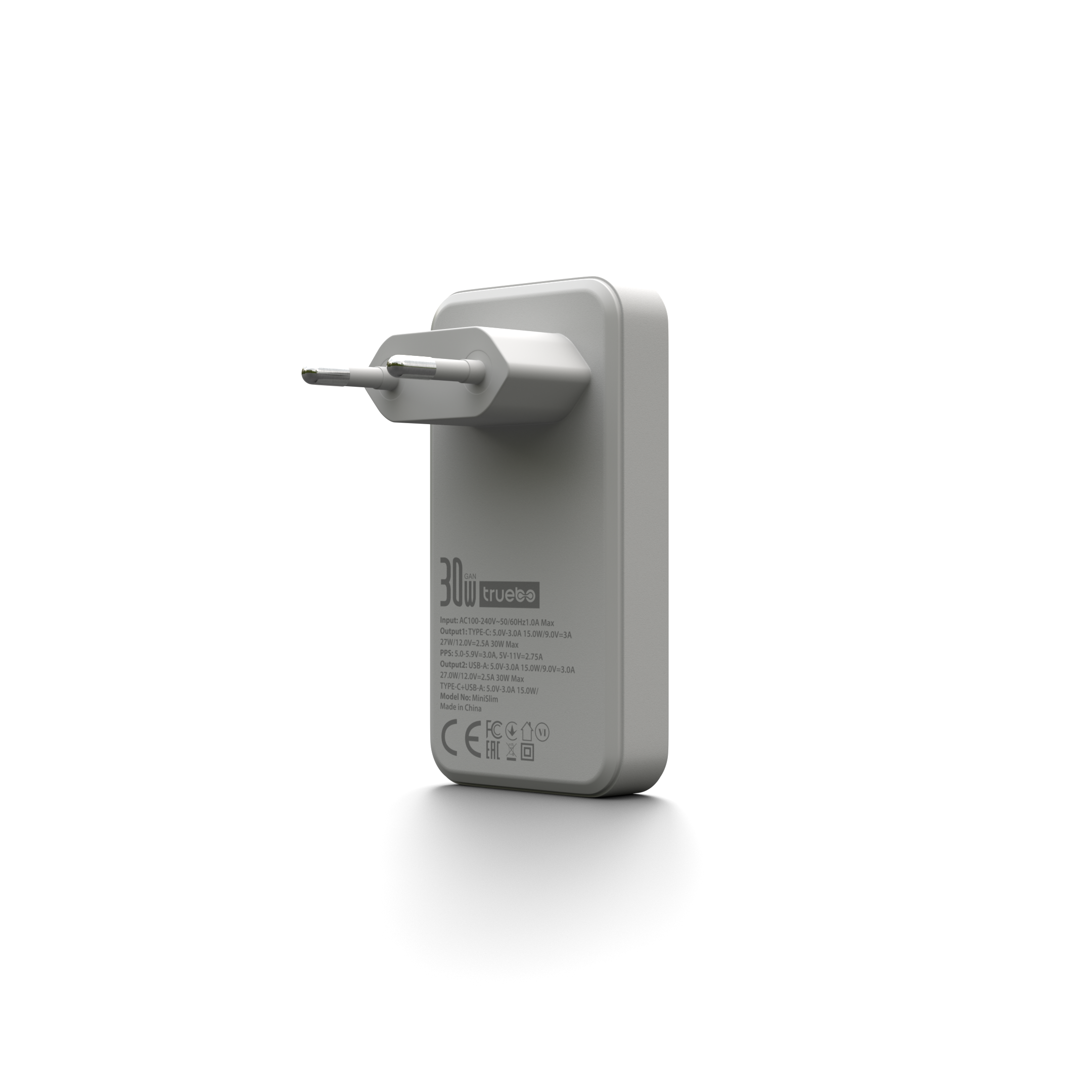 Truebo MiniSlim 30W Hızlı Şarj Adaptörü