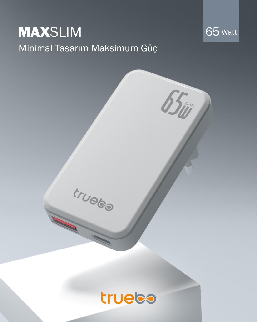 Truebo MiniSlim 30W Hızlı Şarj Adaptörü