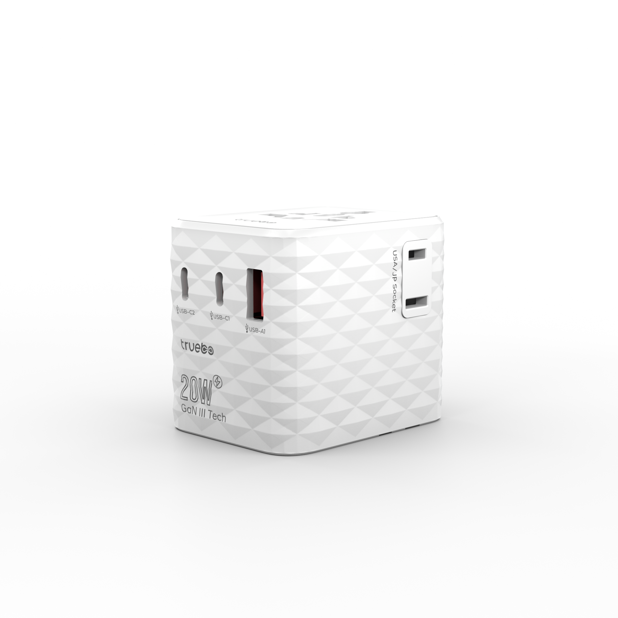Truebo MultiTravel Travel Adapter & Charger – Evrensel Seyahat Adaptörü