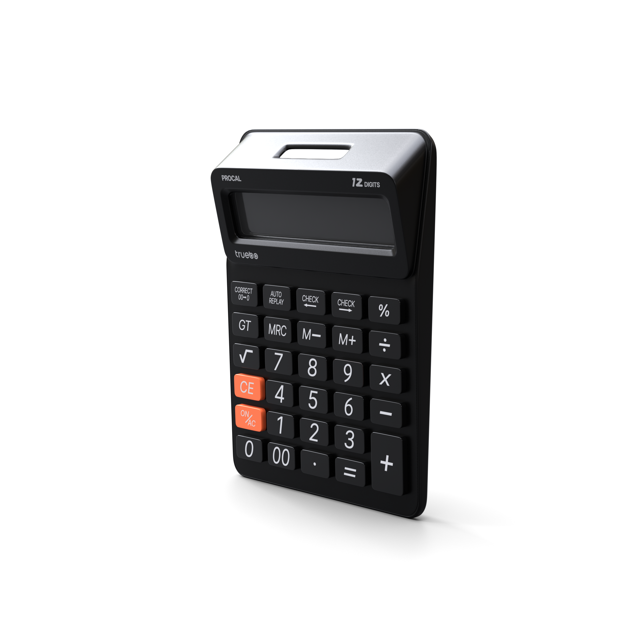 Truebo ProCal Profesyonel Siyah Hesap Makinesi 