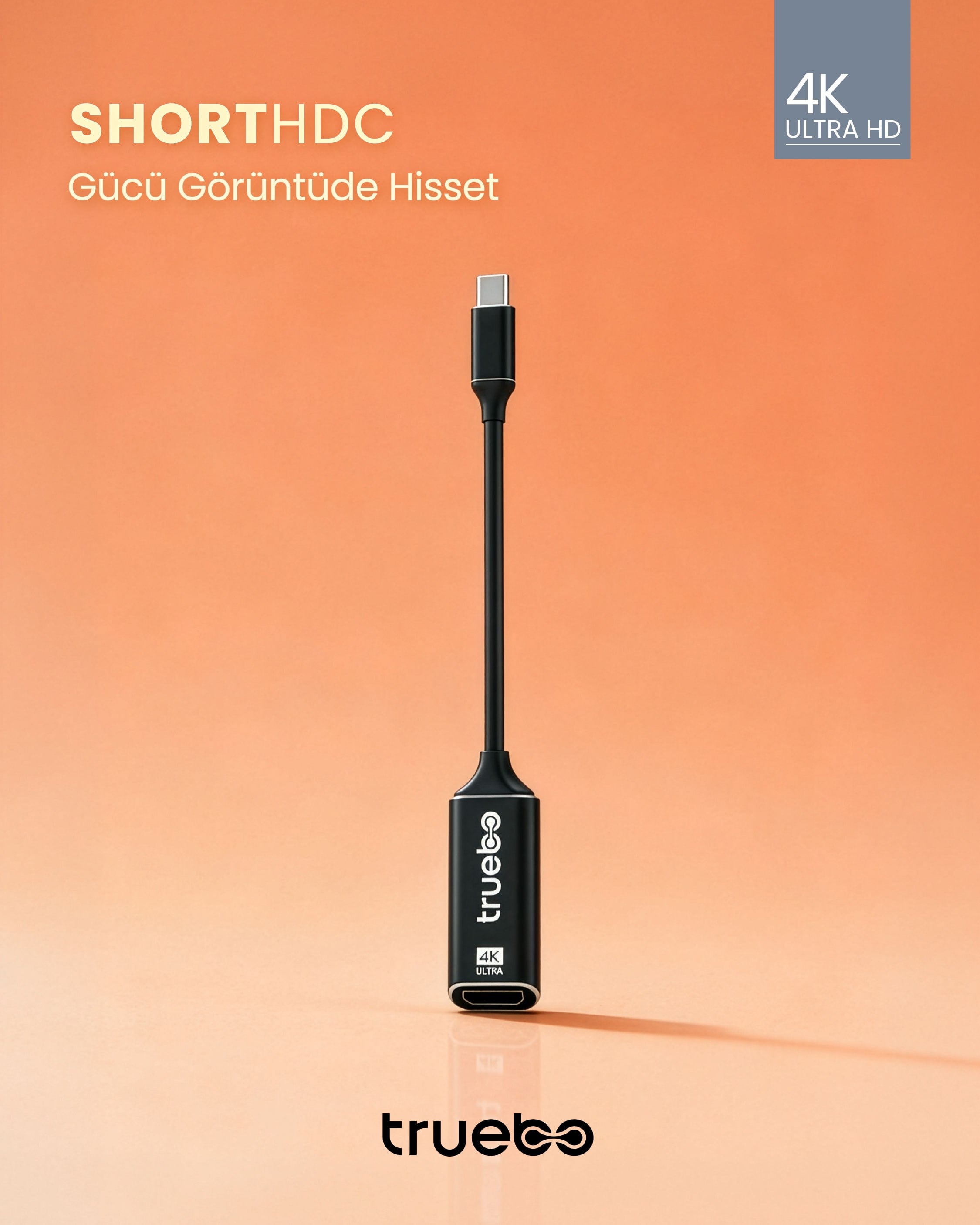 Truebo ShortHDC USB-C to HDMI Dönüştürücü