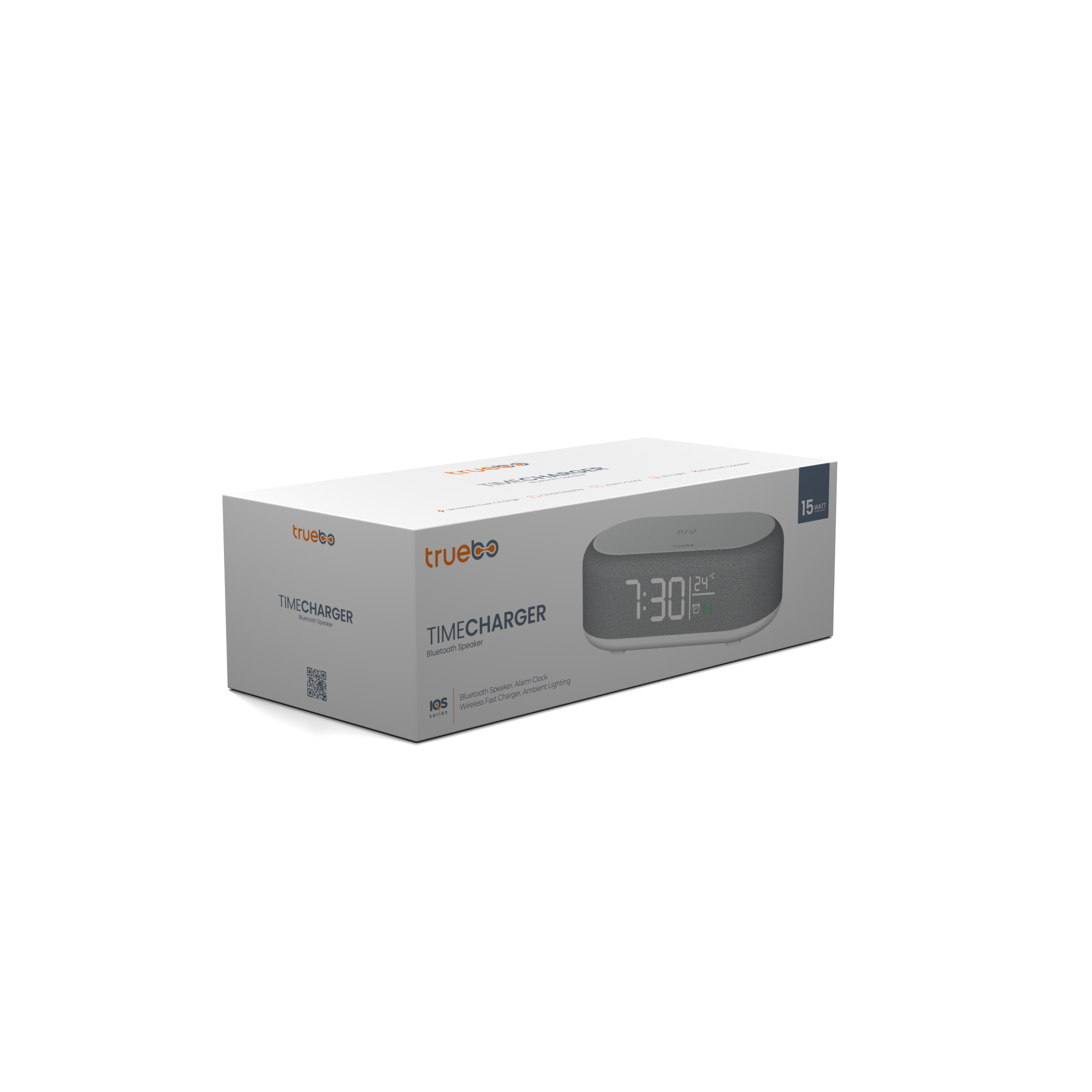 Truebo TimeCharger Hoparlör Şarjlı Işıklı Alarm Saat