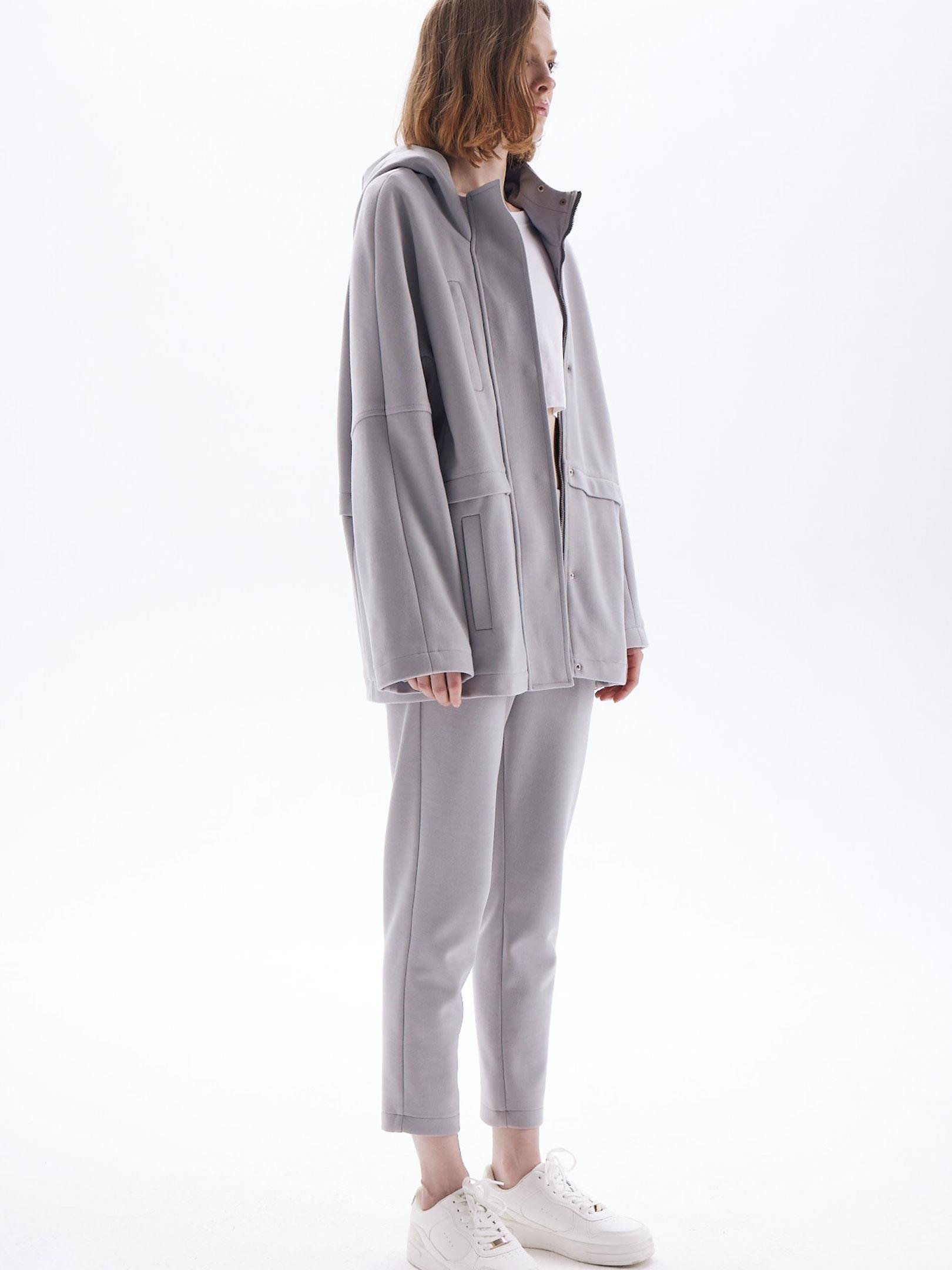 23FW103013 ÖNÜ KORSAJ ARKASI LASTİKLİ 3 İPLİK PANTOLON Kategorisiz Modelleri