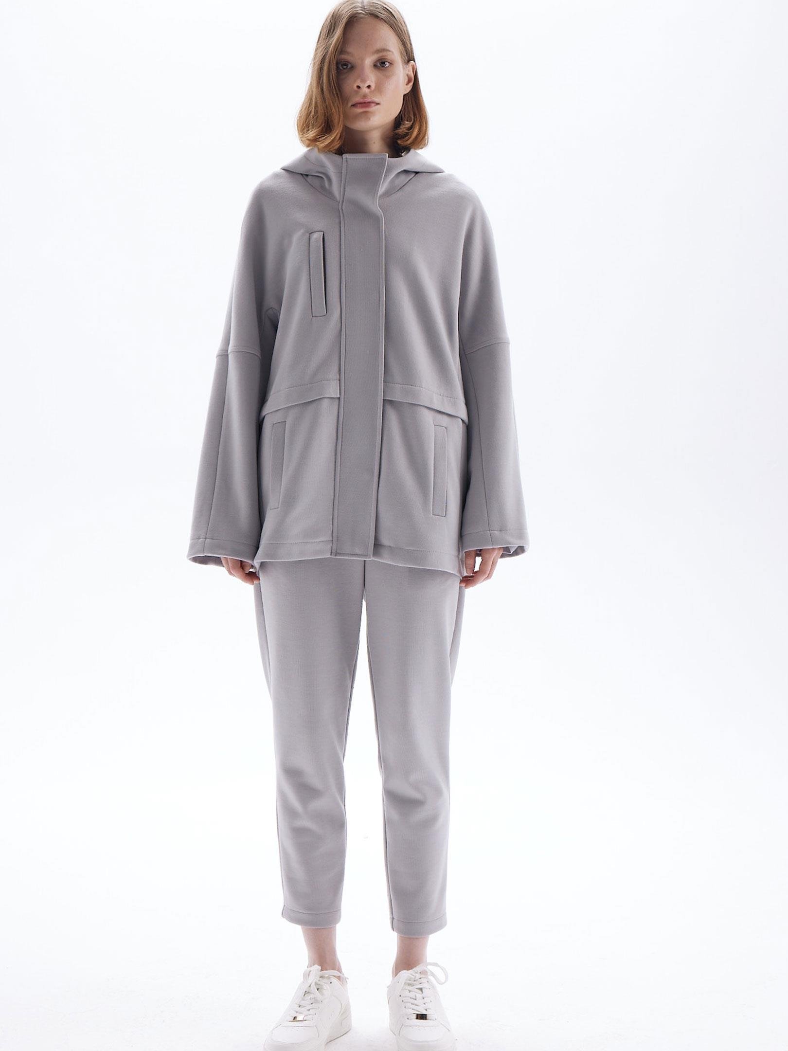 23FW103013 ÖNÜ KORSAJ ARKASI LASTİKLİ 3 İPLİK PANTOLON Kategorisiz Modelleri