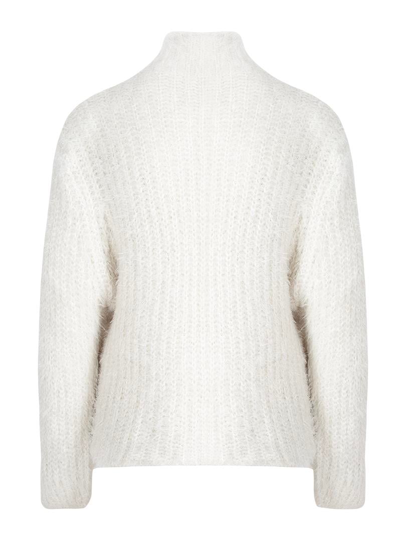 23FW113010 SAKALLI TRİKO OVERSIZE KAZAK