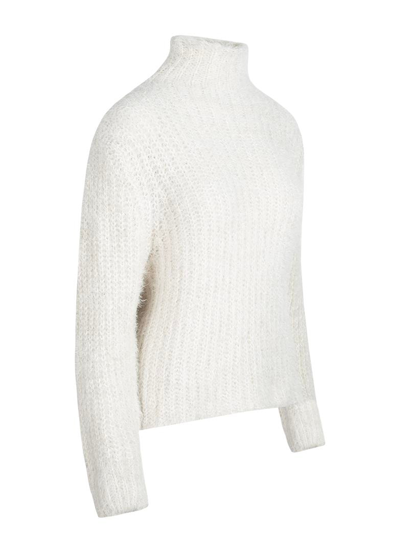 23FW113010 SAKALLI TRİKO OVERSIZE KAZAK