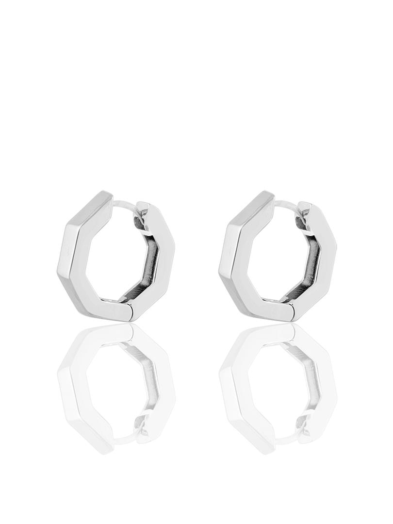 Beşgen Halka Küpe - Silver Küpe Modelleri